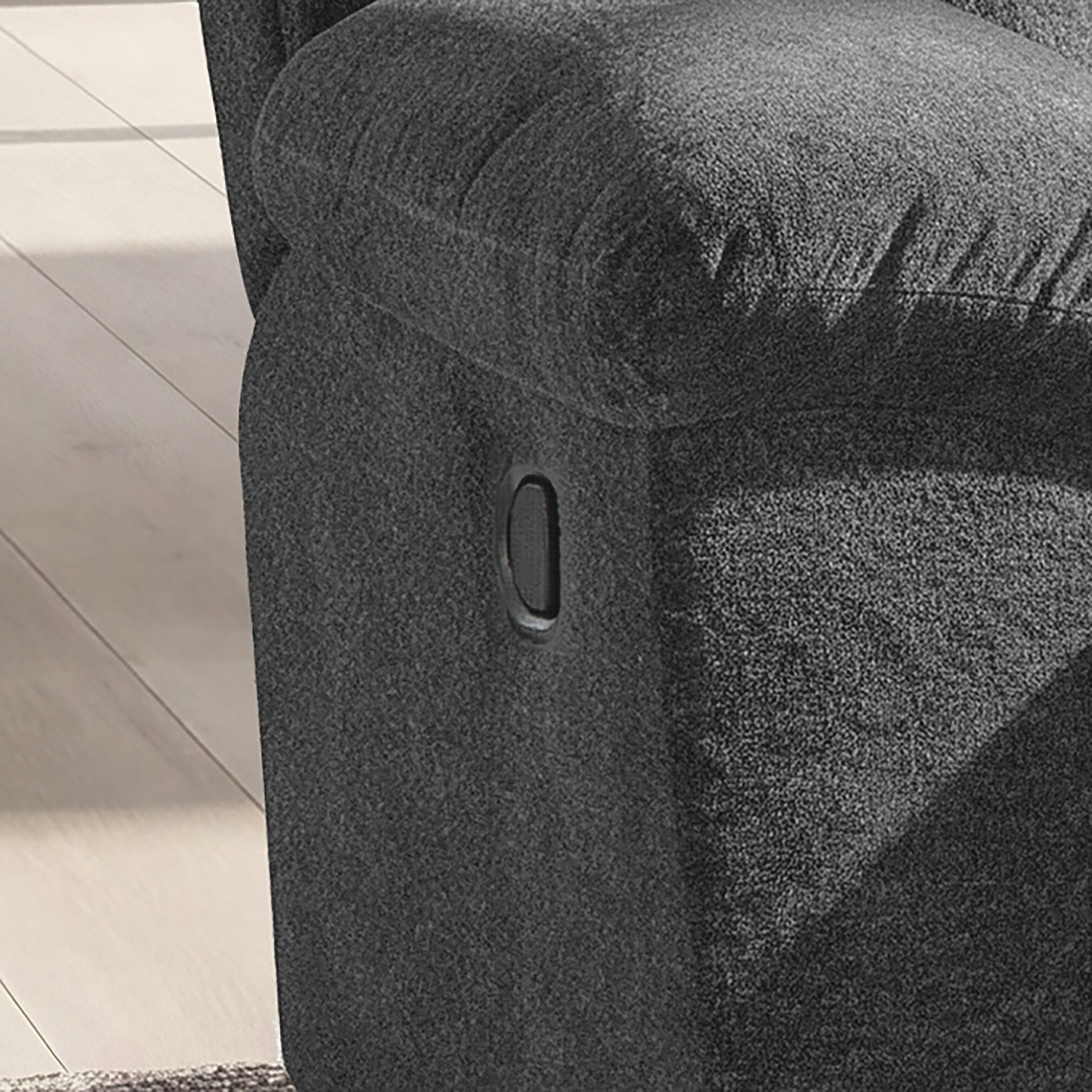 Frohn Reclining Sofa, Graphite, large