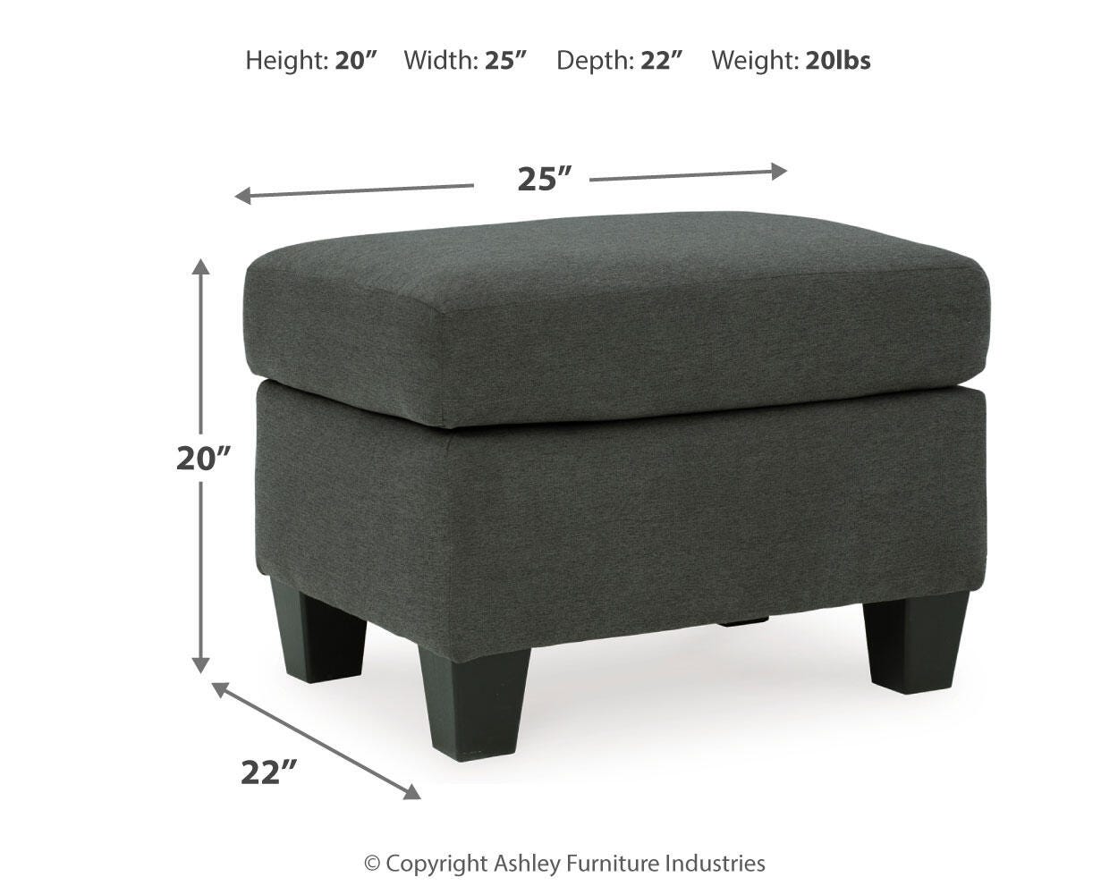 Bayonne Ottoman, , large