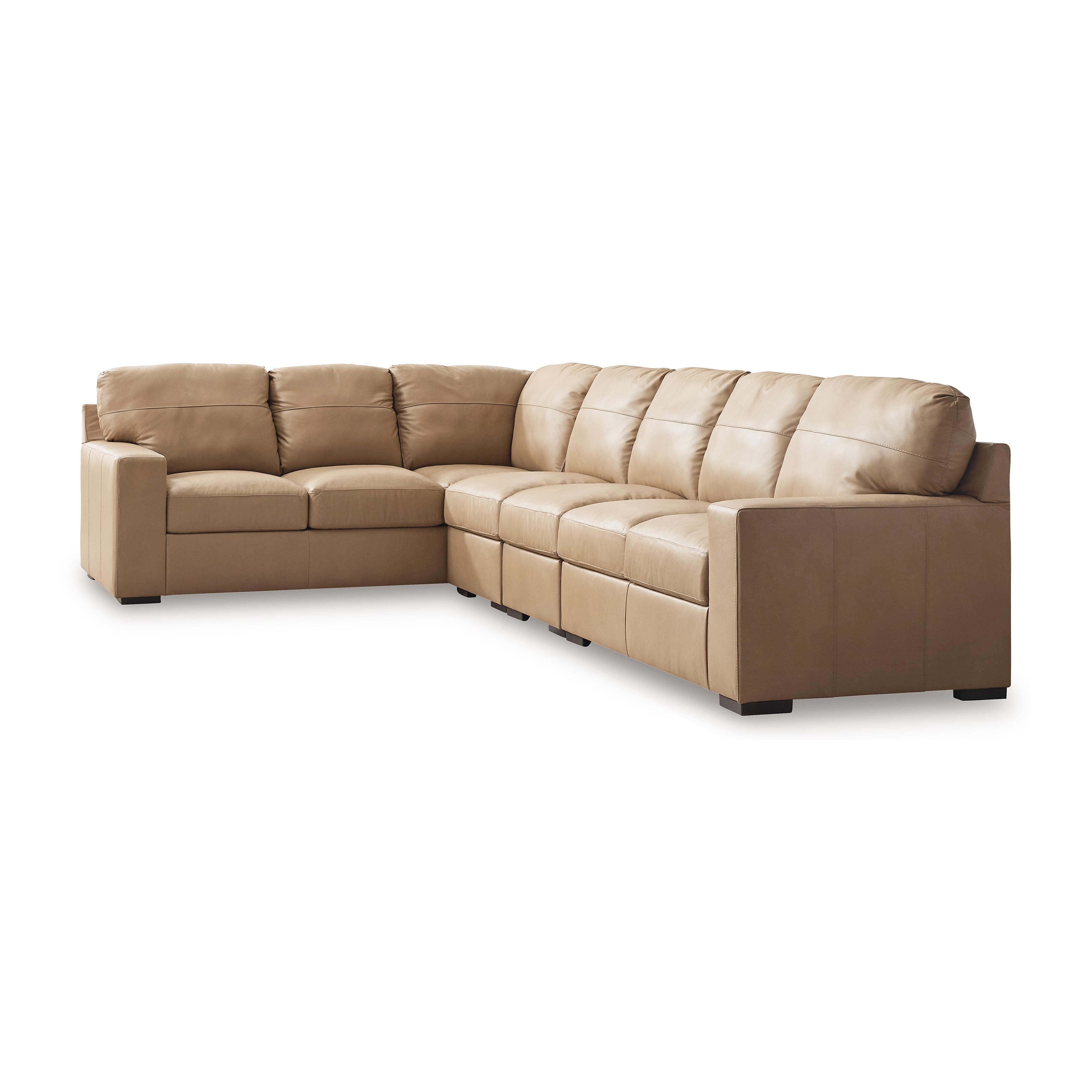 Bandon 4-Piece Sectional, Toffee, large