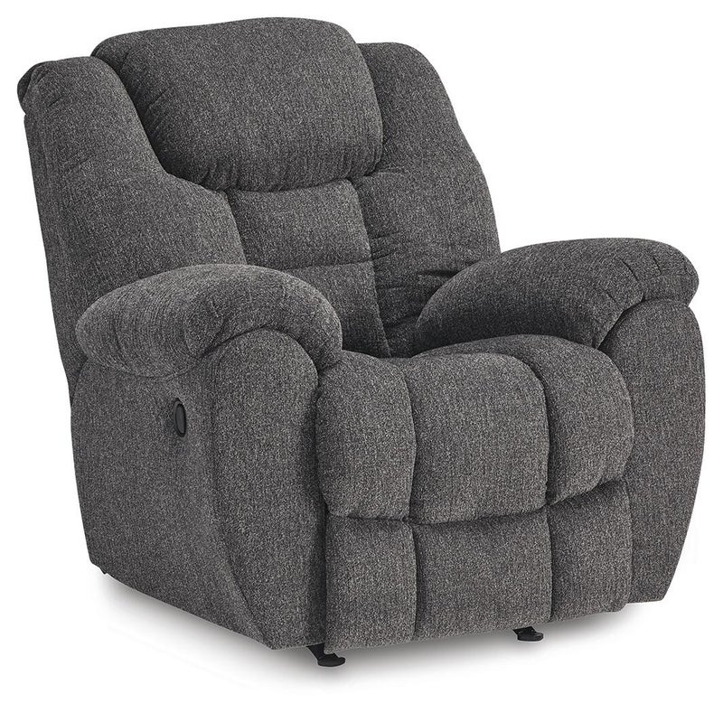 Foreside Next-Gen Nuvella™ Performance Fabric Manual Rocker Recliner, Charcoal