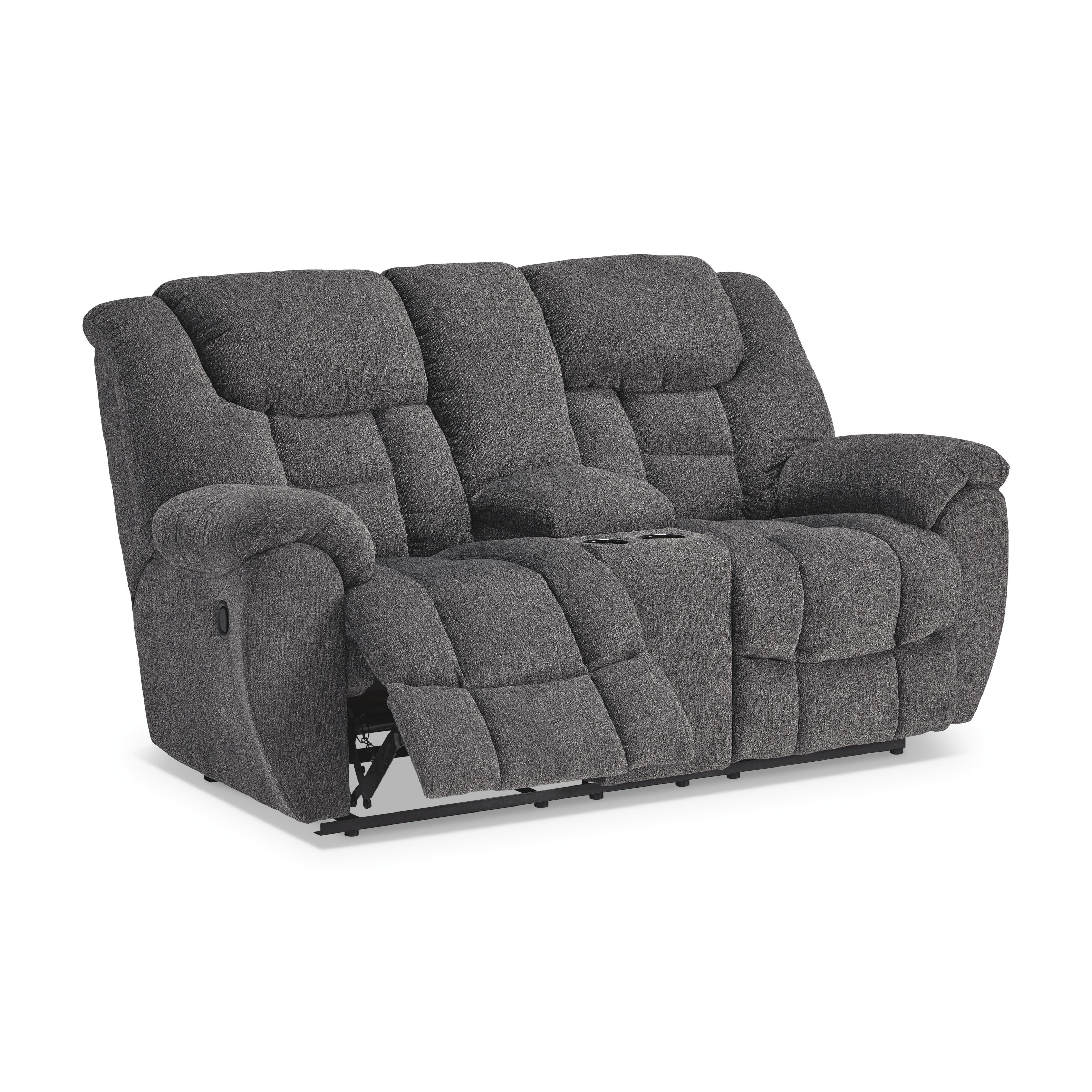 Foreside Reclining Loveseat with Console, , large