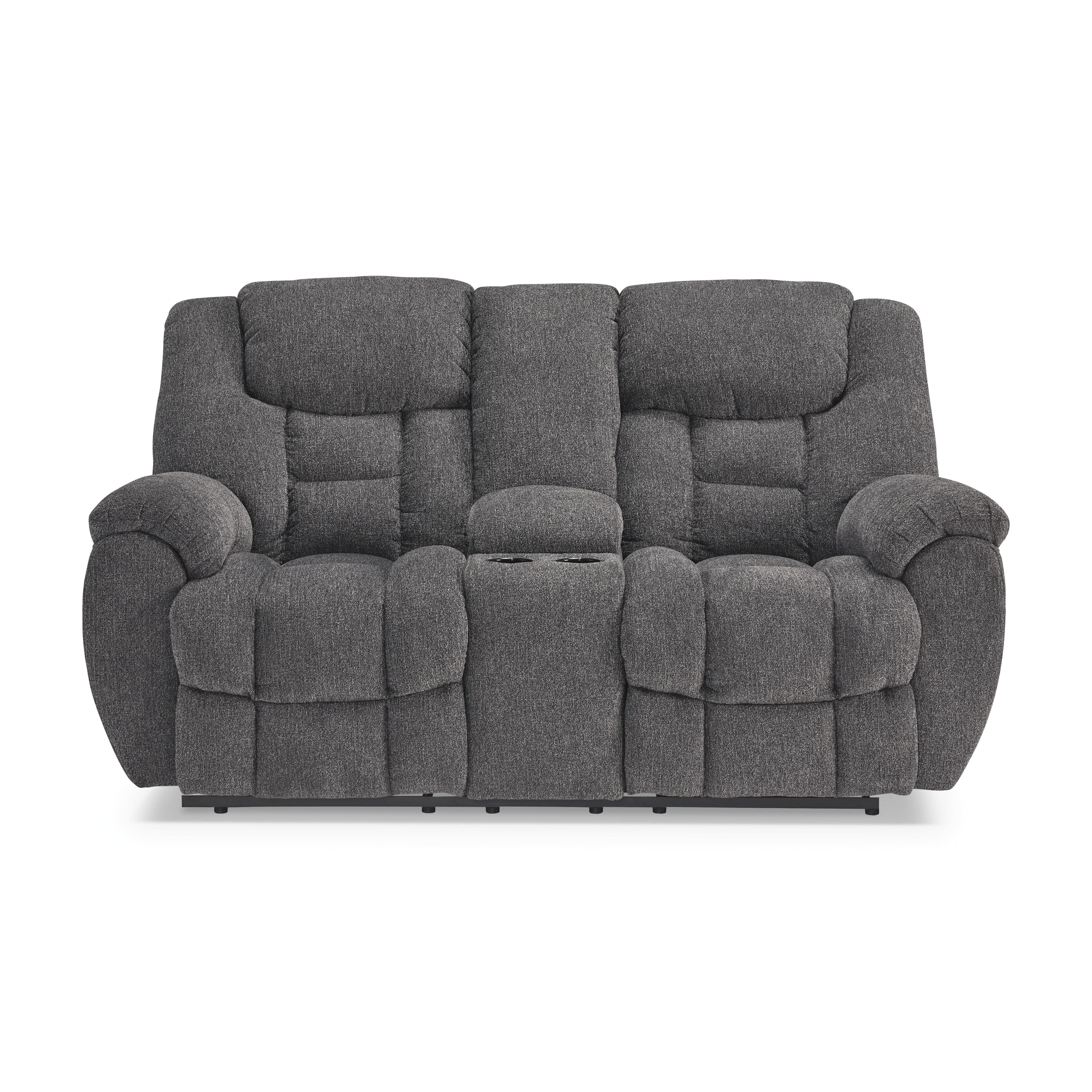 Foreside Reclining Loveseat with Console, , large