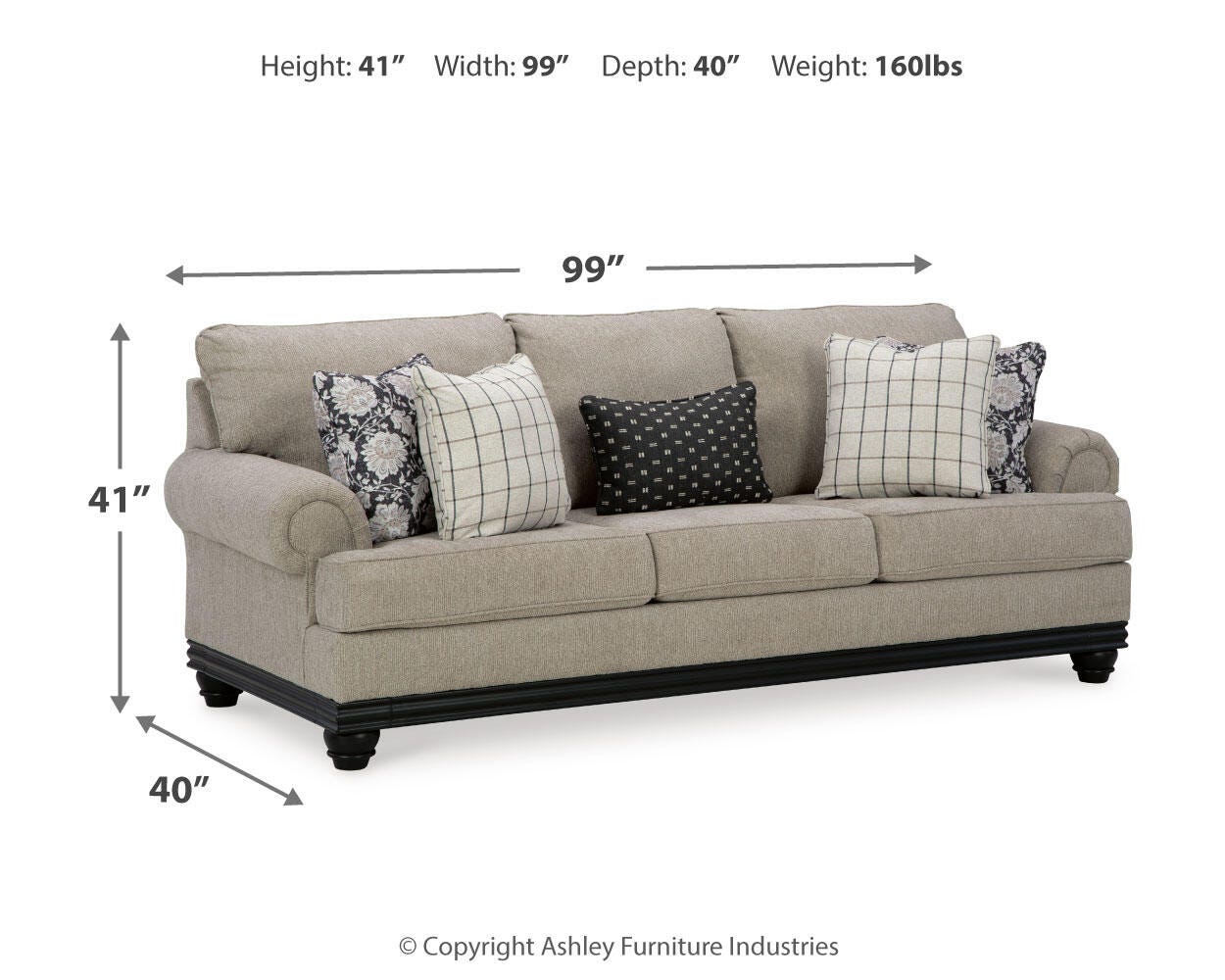 Elbiani Sofa, Loveseat, Oversized Chair and Ottoman - image 22