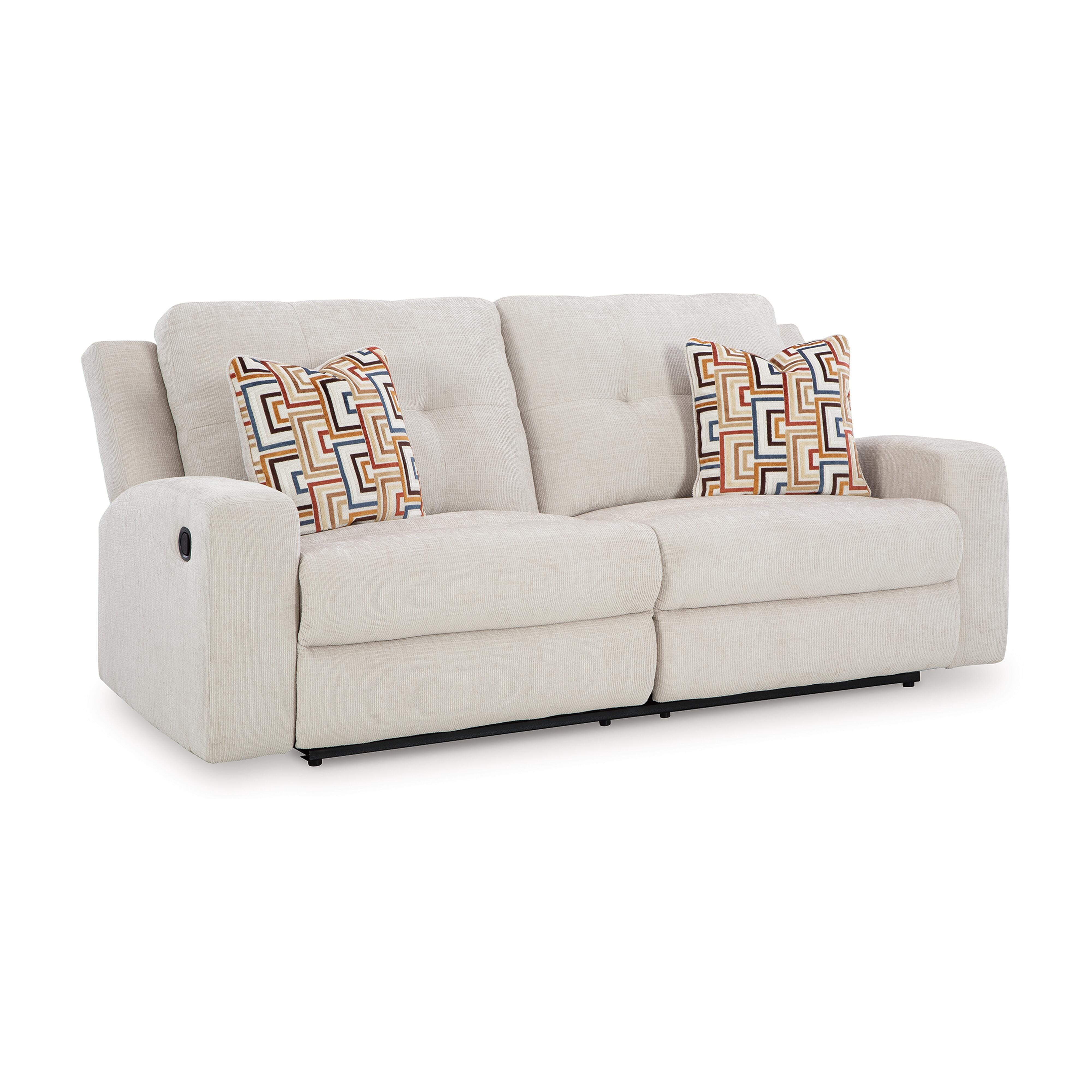 Danum Reclining Sofa, Stone, large