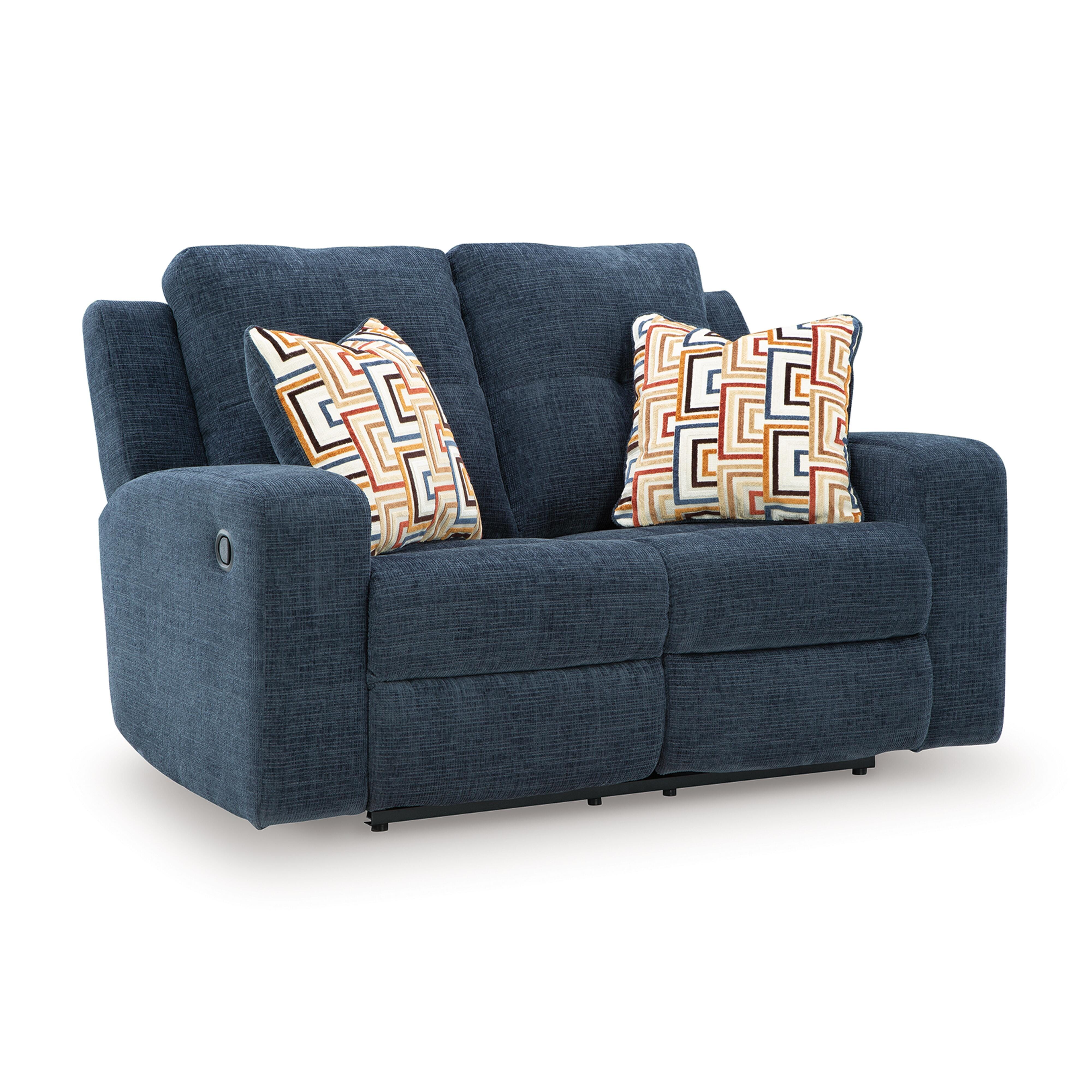 Danum Reclining Loveseat, Ink, large