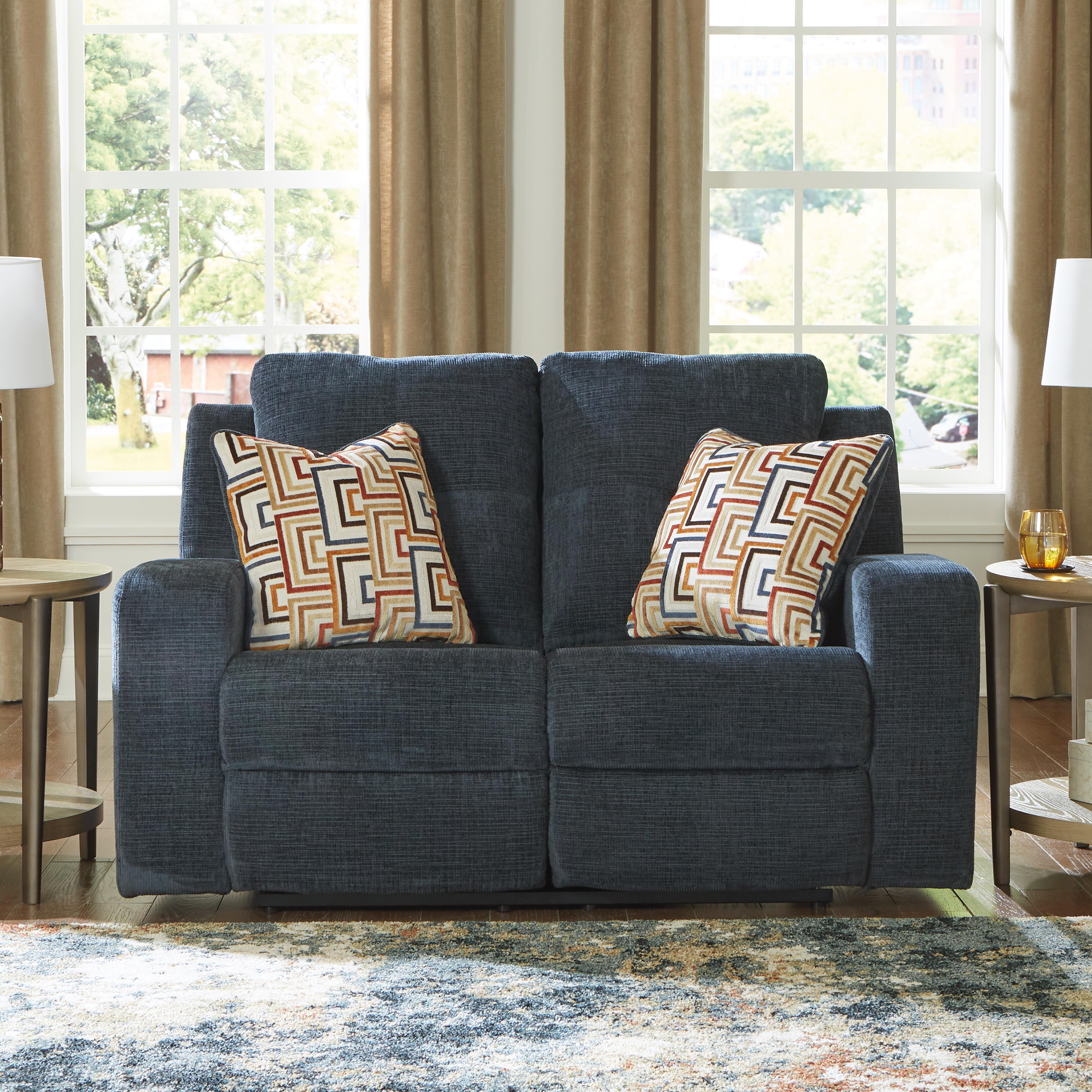 Danum Reclining Loveseat, Ink, large