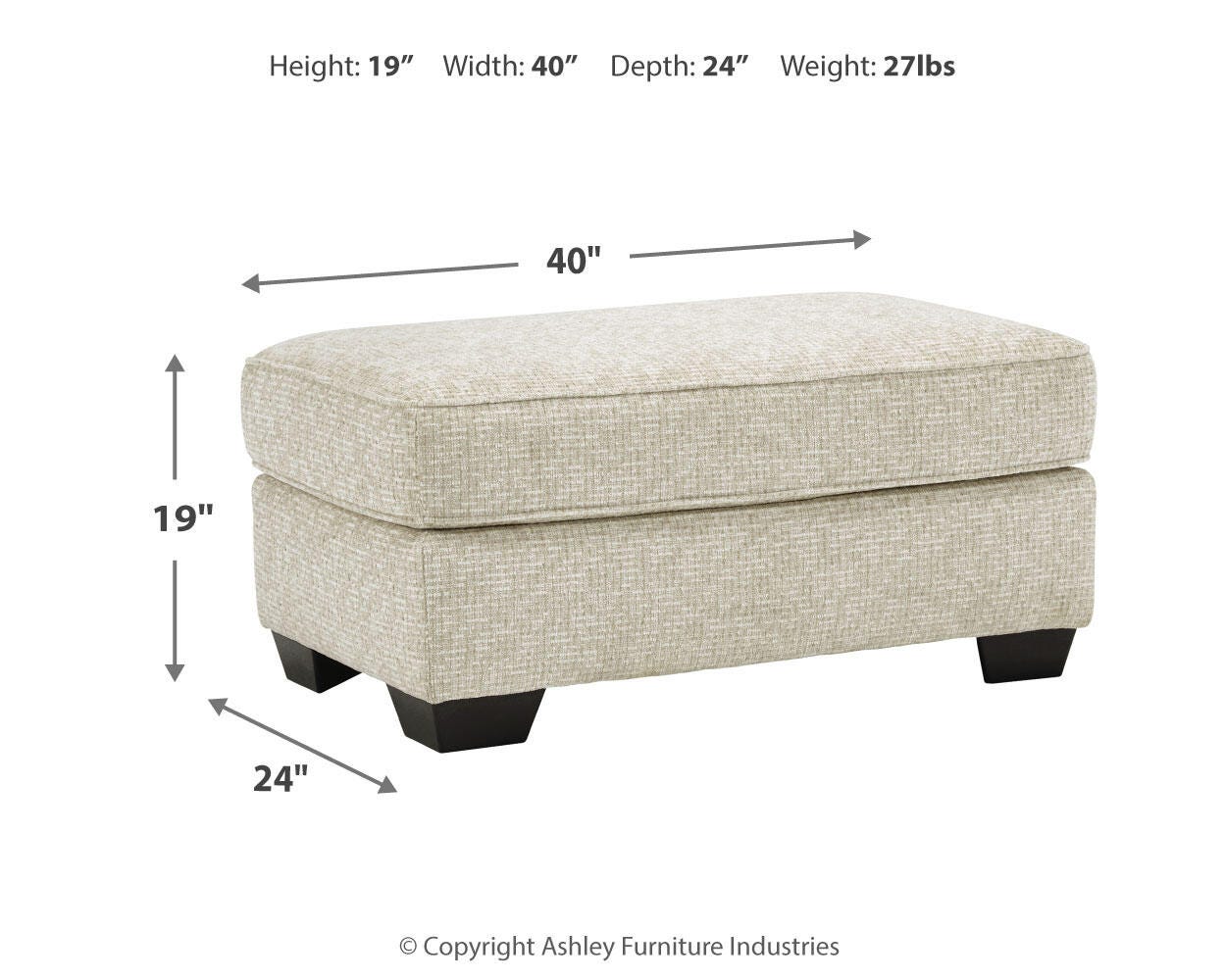 Haisley Ottoman - image 6