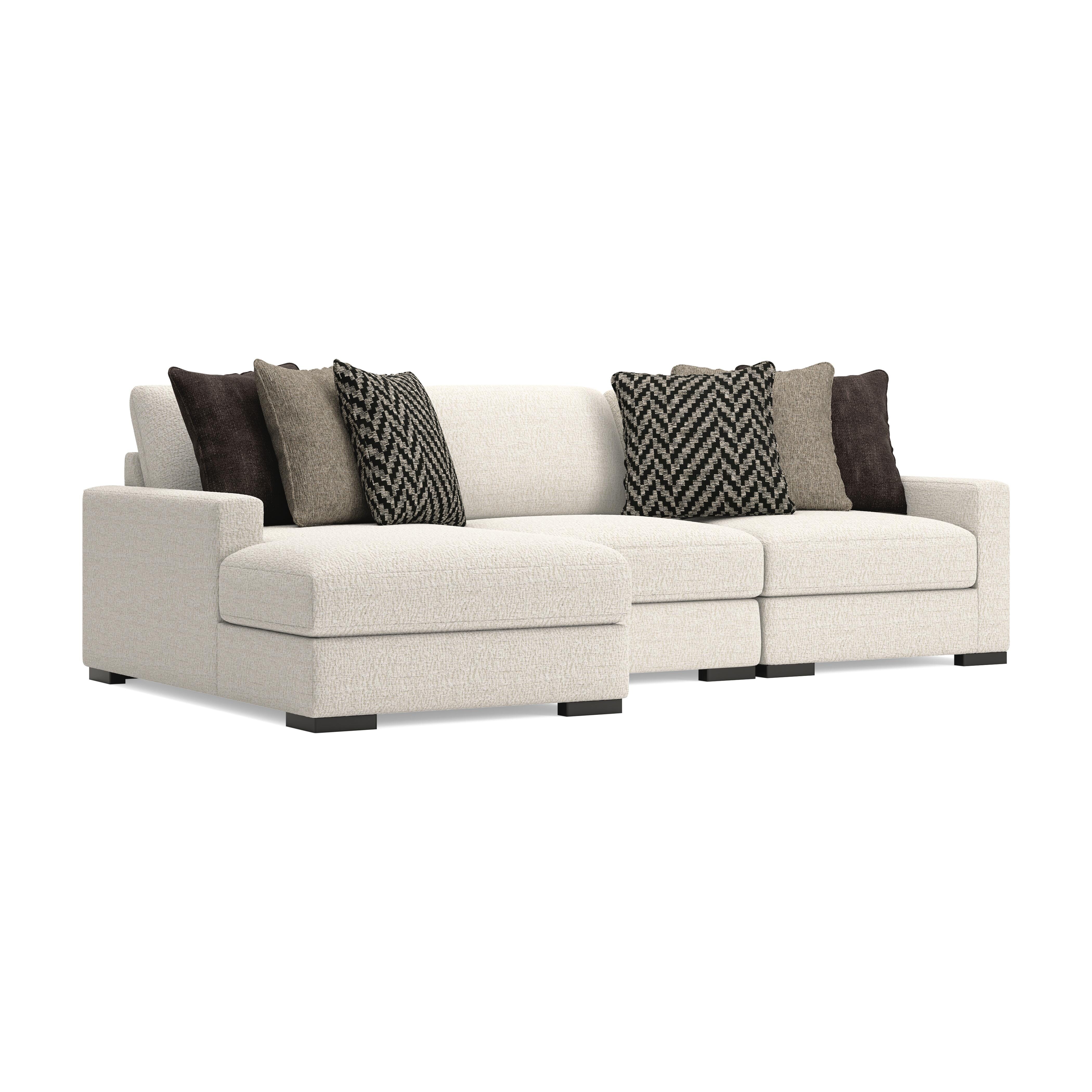 Sofá seccional de 3 piezas con chaise longue Elissa Court - image 3