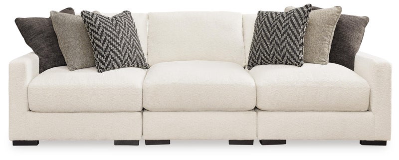 Elissa Court 3-Piece Next-Gen Nuvella™ Performance Fabric Modular Sofa, Vanilla