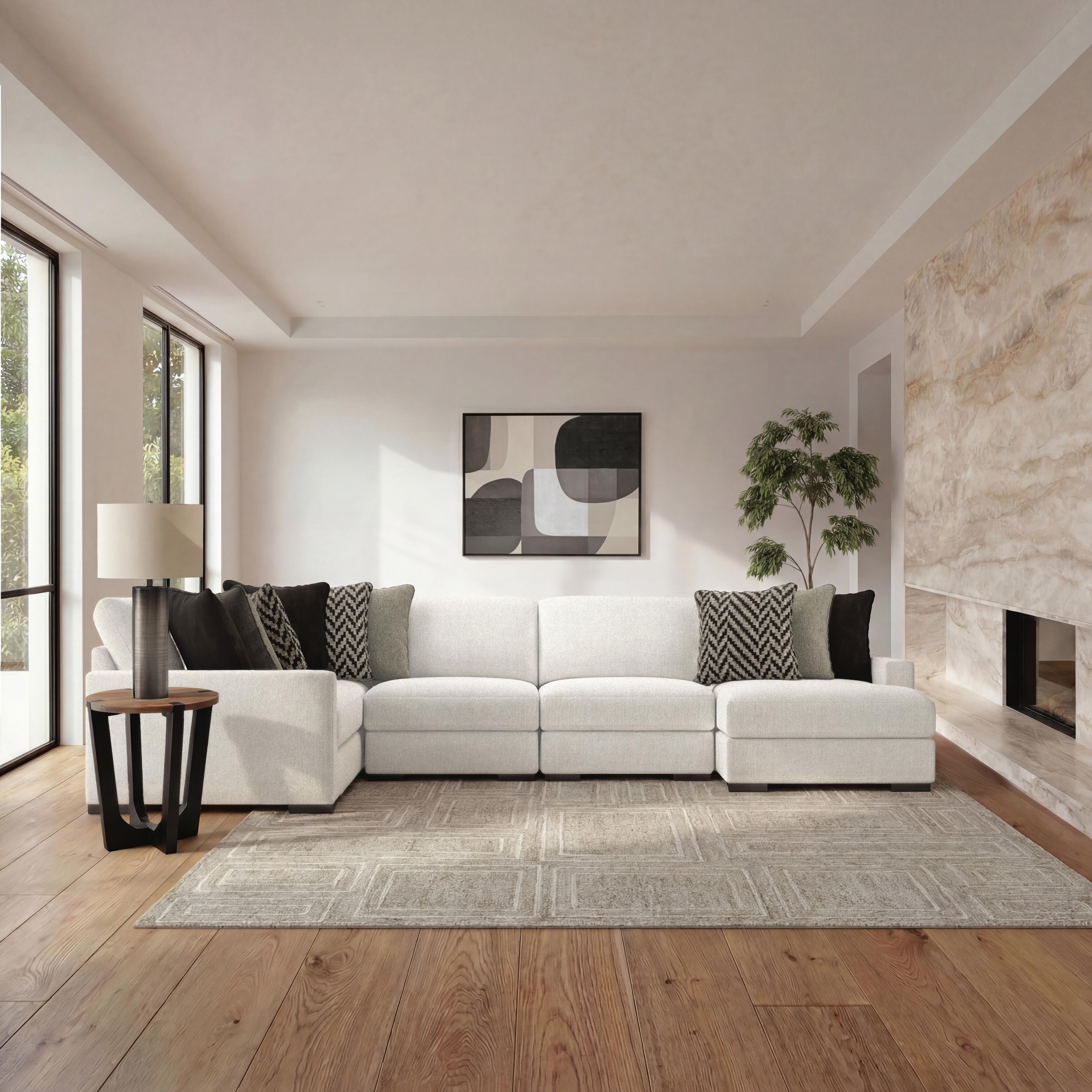 Seccional Elissa Court de 6 piezas con chaise longue - image 2