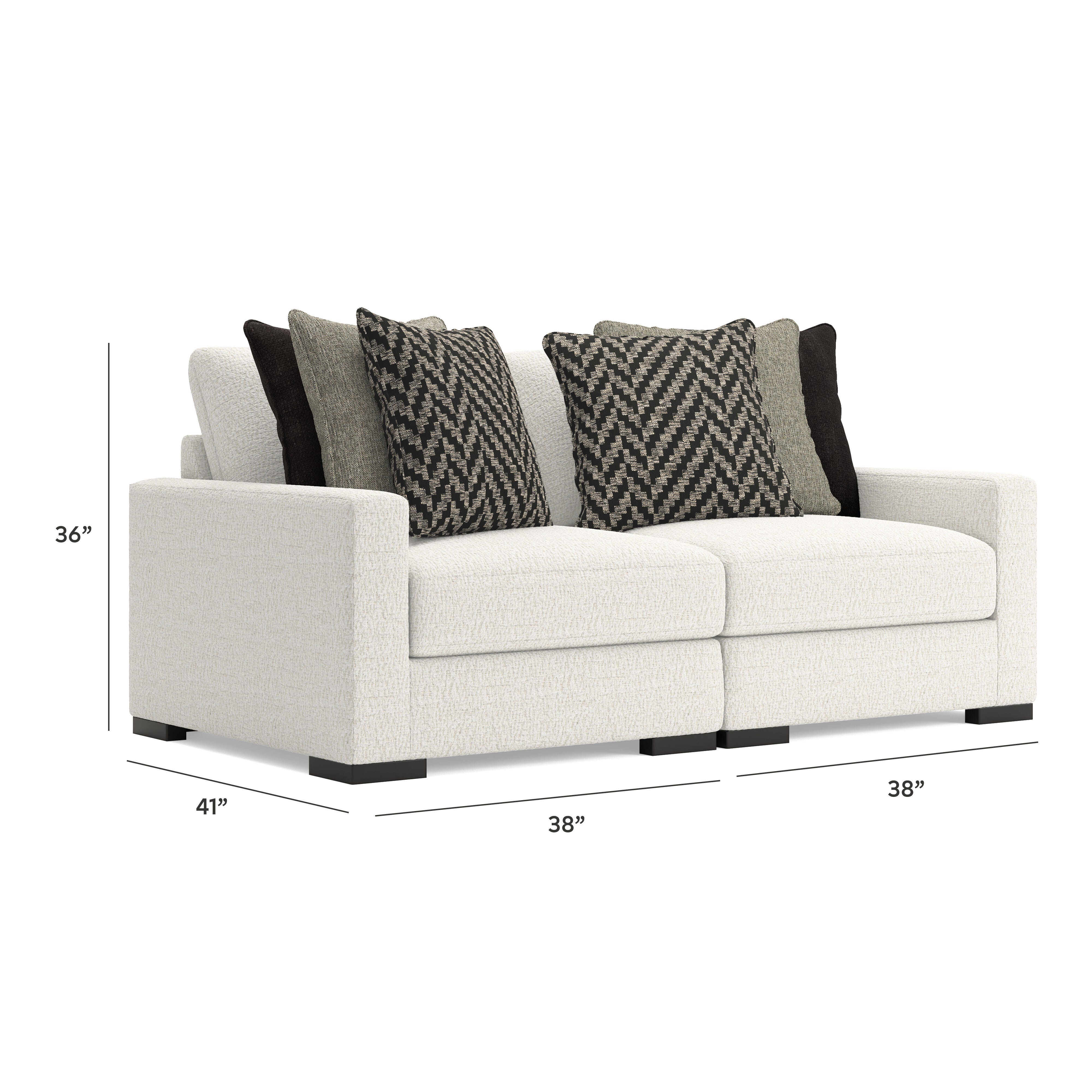 Elissa Court 2-Piece Sectional Loveseat - image 7