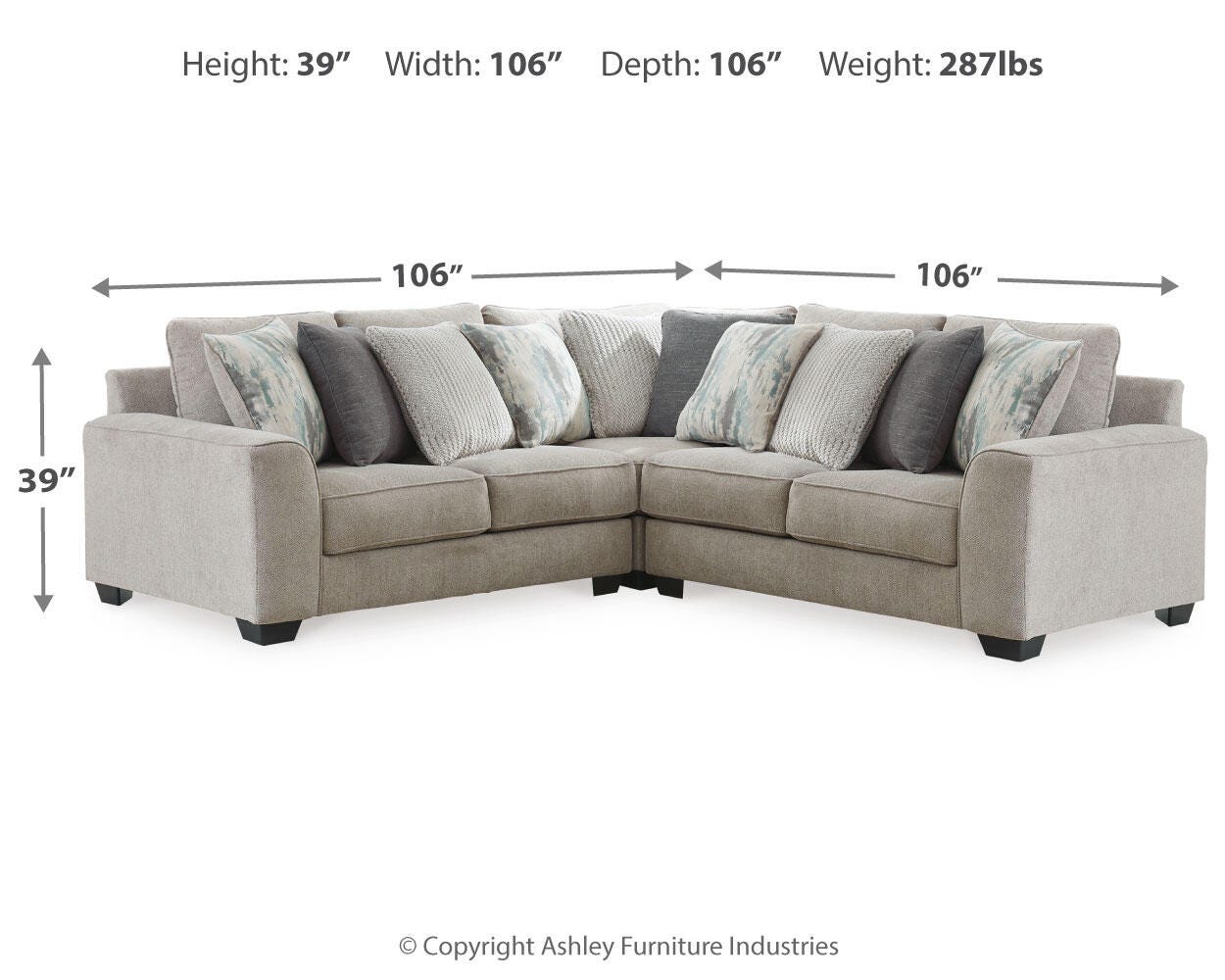 Ardsley 3-Piece Sectional - image 3