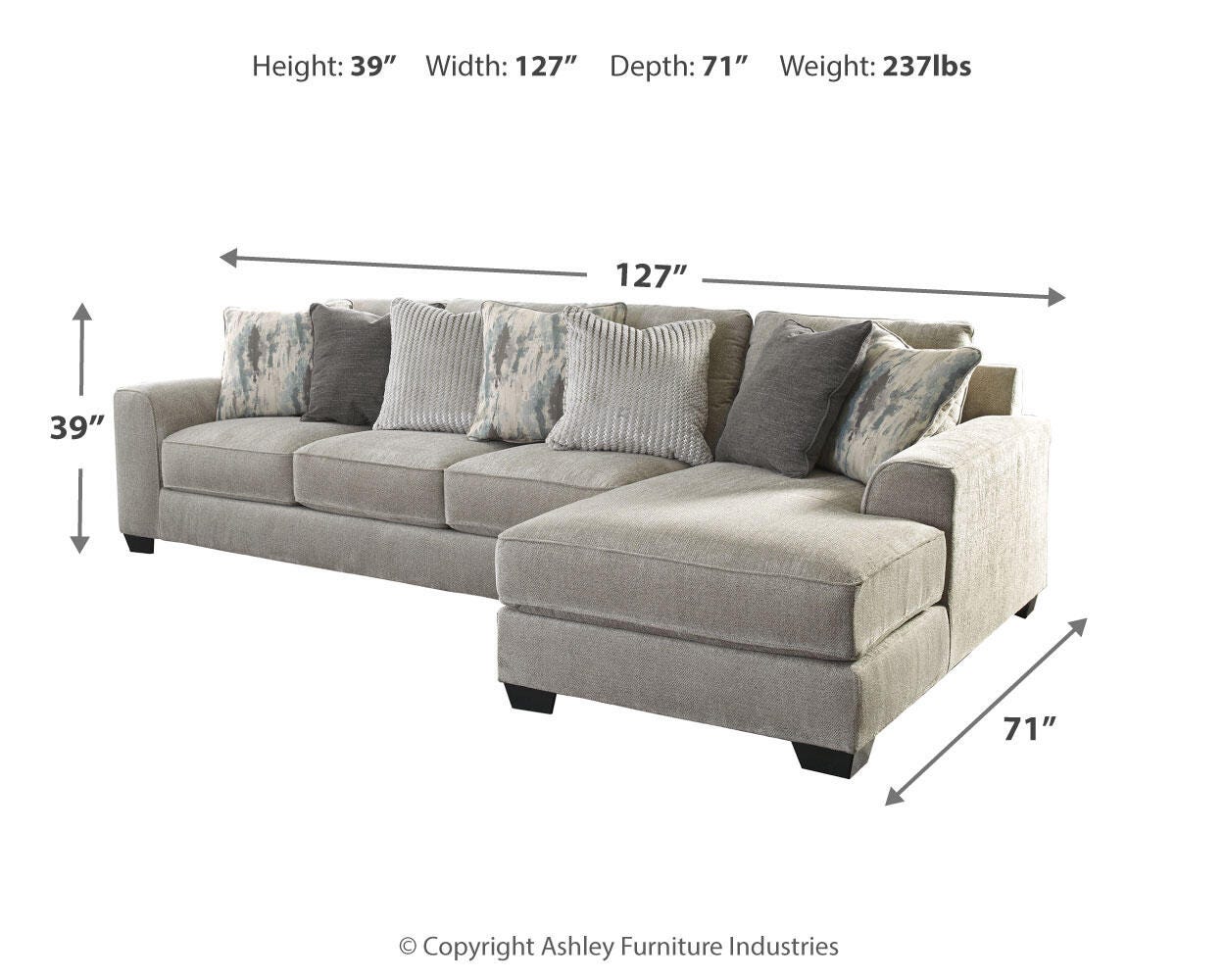 Ardsley 2-Piece Sectional with Chaise - image 4