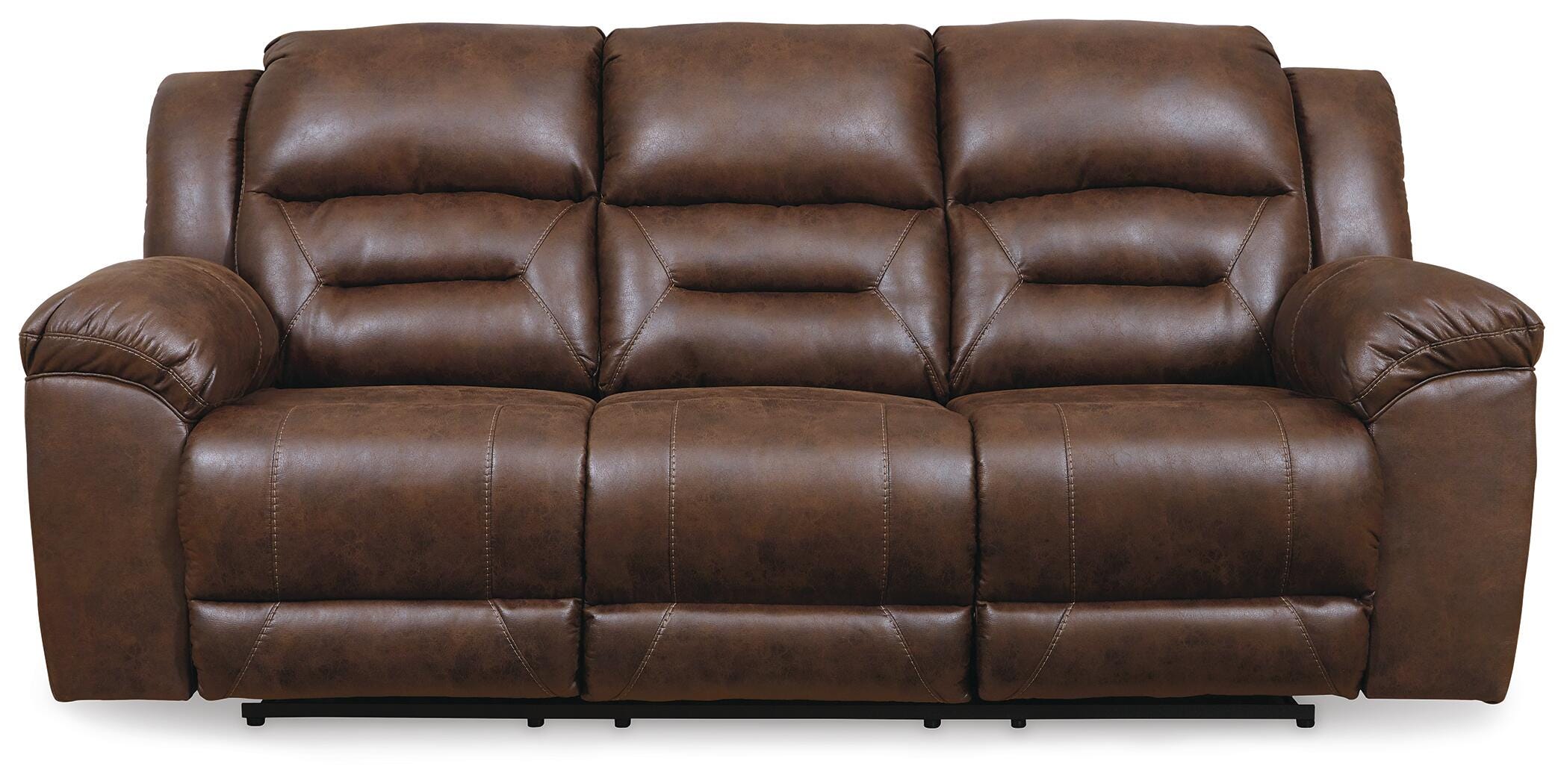 Stoneland Power Reclining Sofa, Chocolate, large