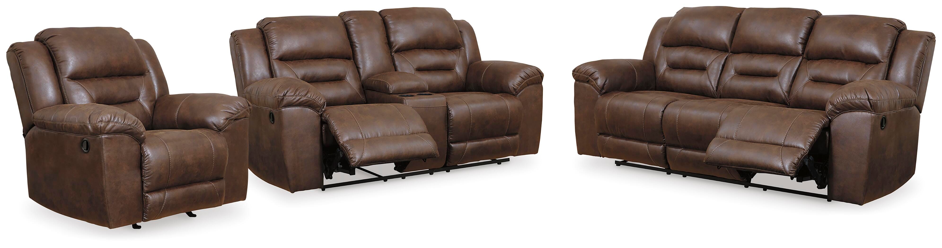 Stoneland Reclining Sofa, Loveseat and Recliner - image 1