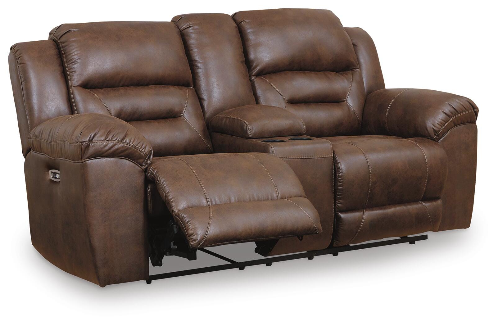 Stoneland Power Reclining Loveseat and 2 Power Recliners - image 3