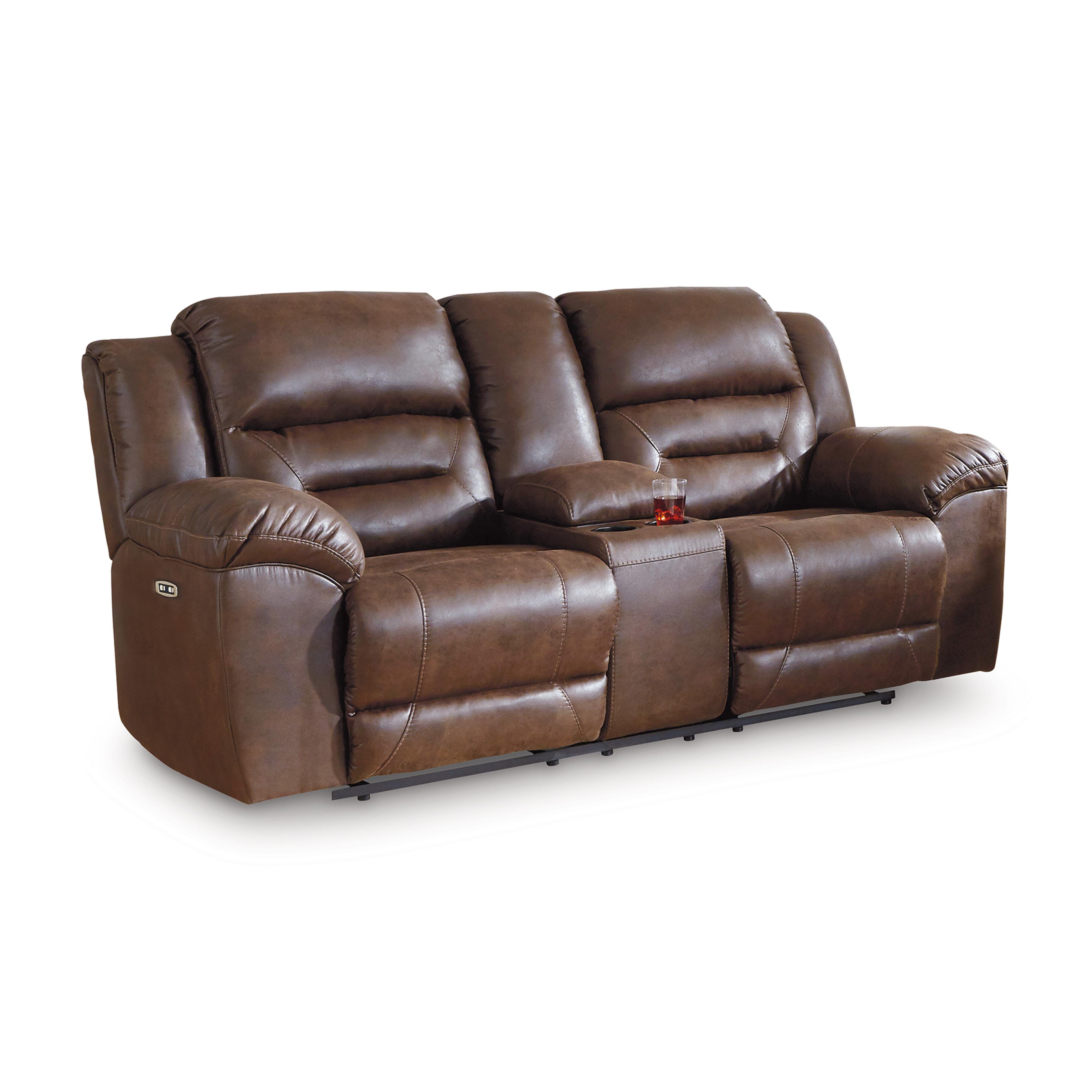 Stoneland Power Reclining Loveseat with Console - image 3