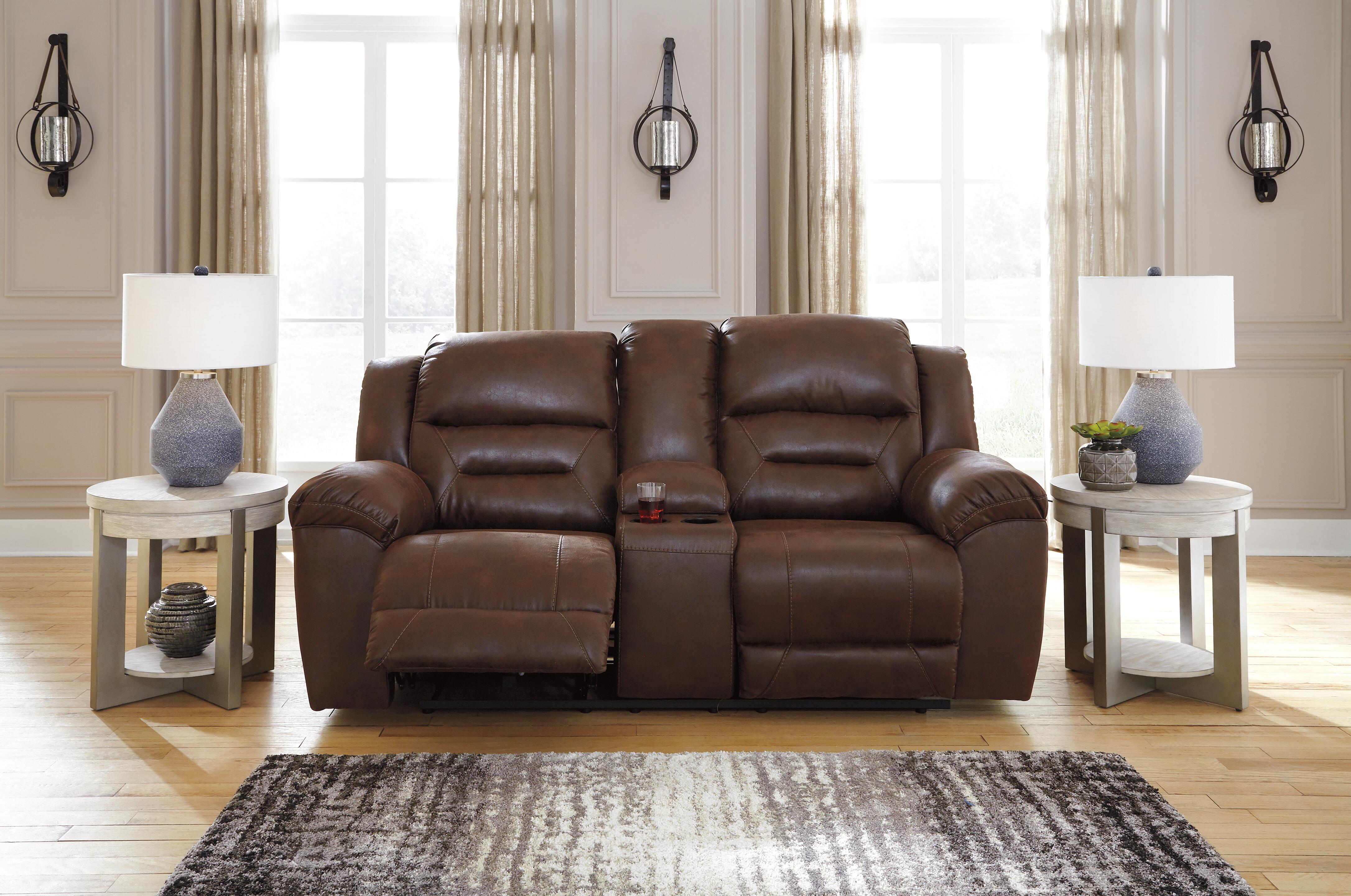 Stoneland Power Reclining Loveseat and 2 Power Recliners - image 10