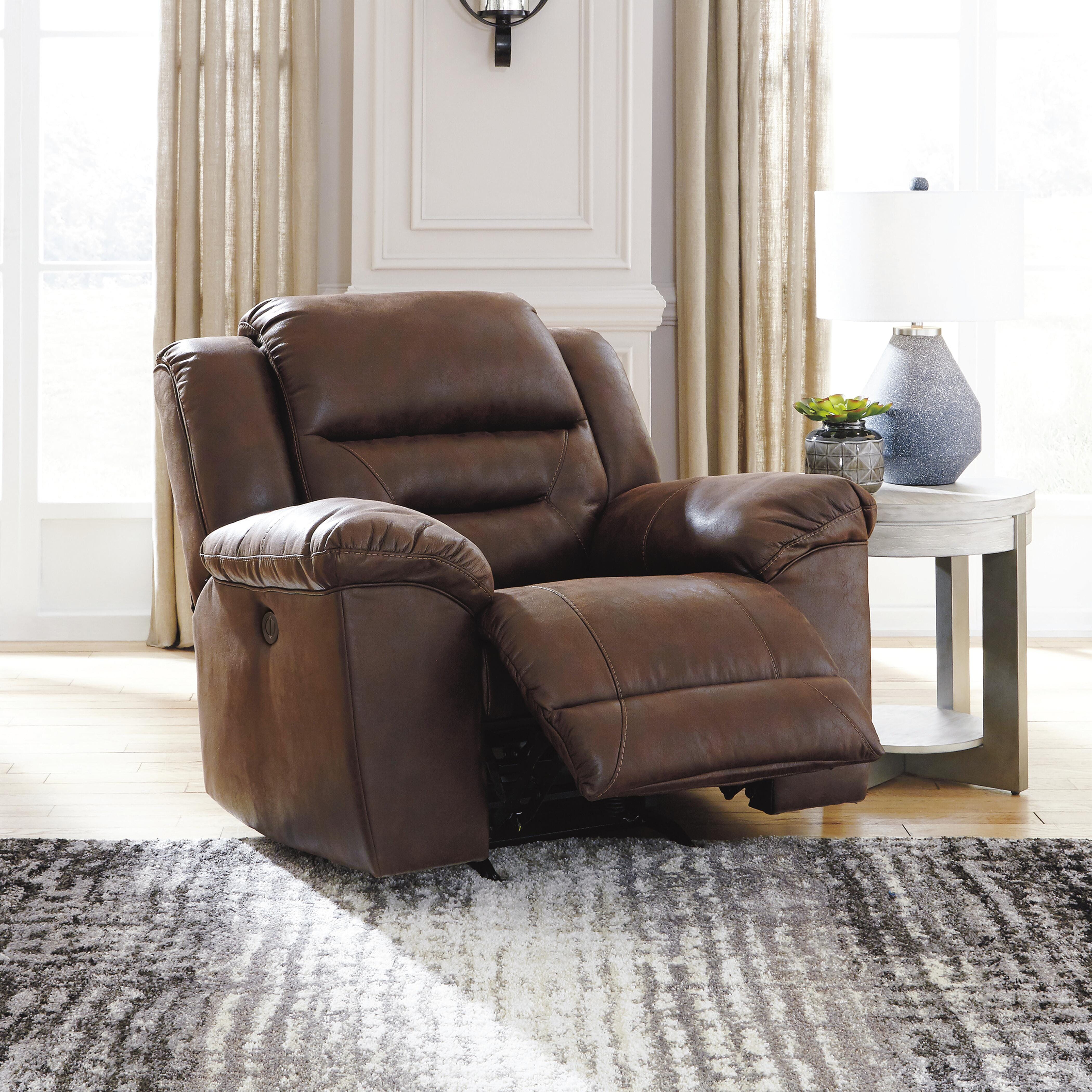 Stoneland Power Recliner, Chocolate, large