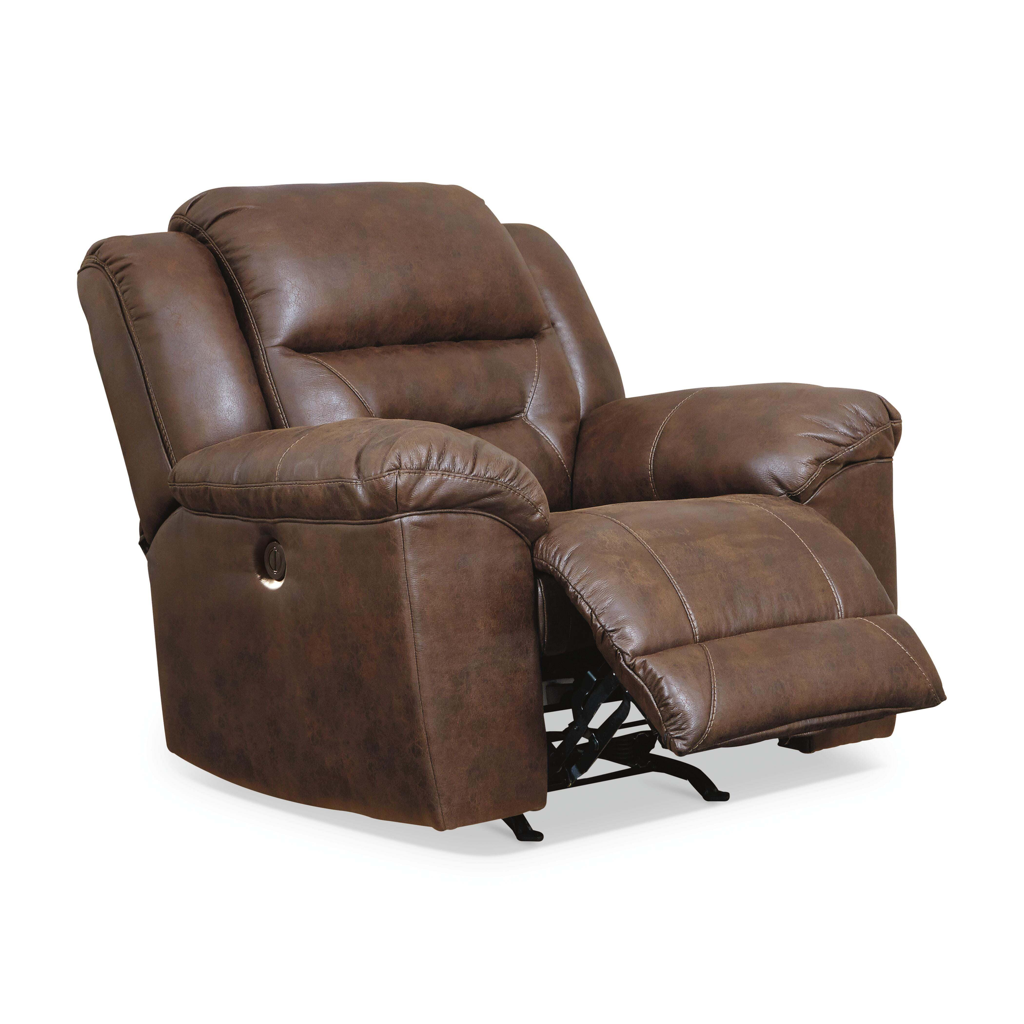 Stoneland Power Recliner, Chocolate, large