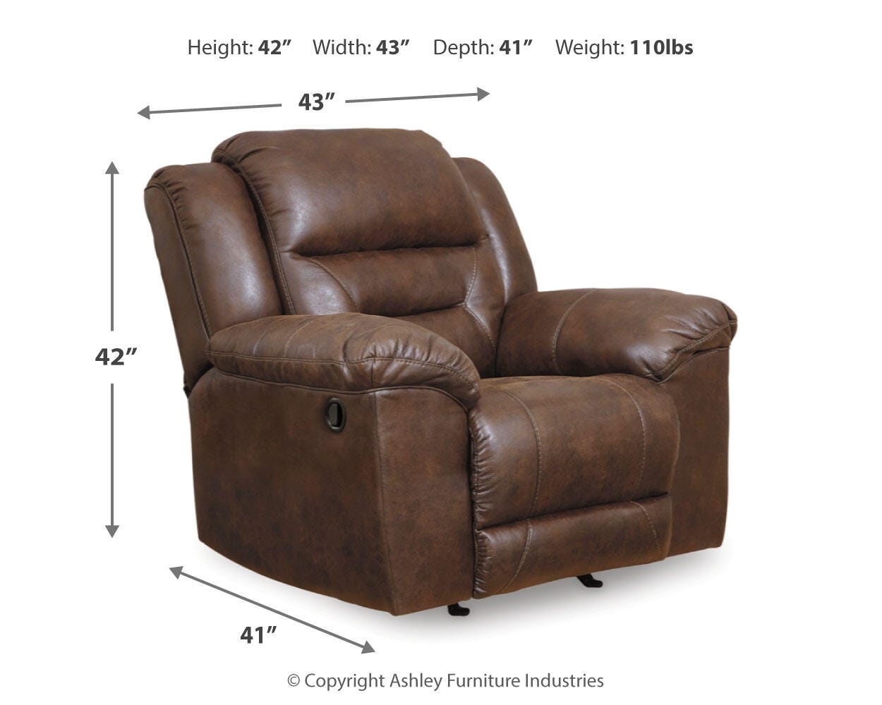 Stoneland Reclining Sofa, Loveseat and Recliner - image 8