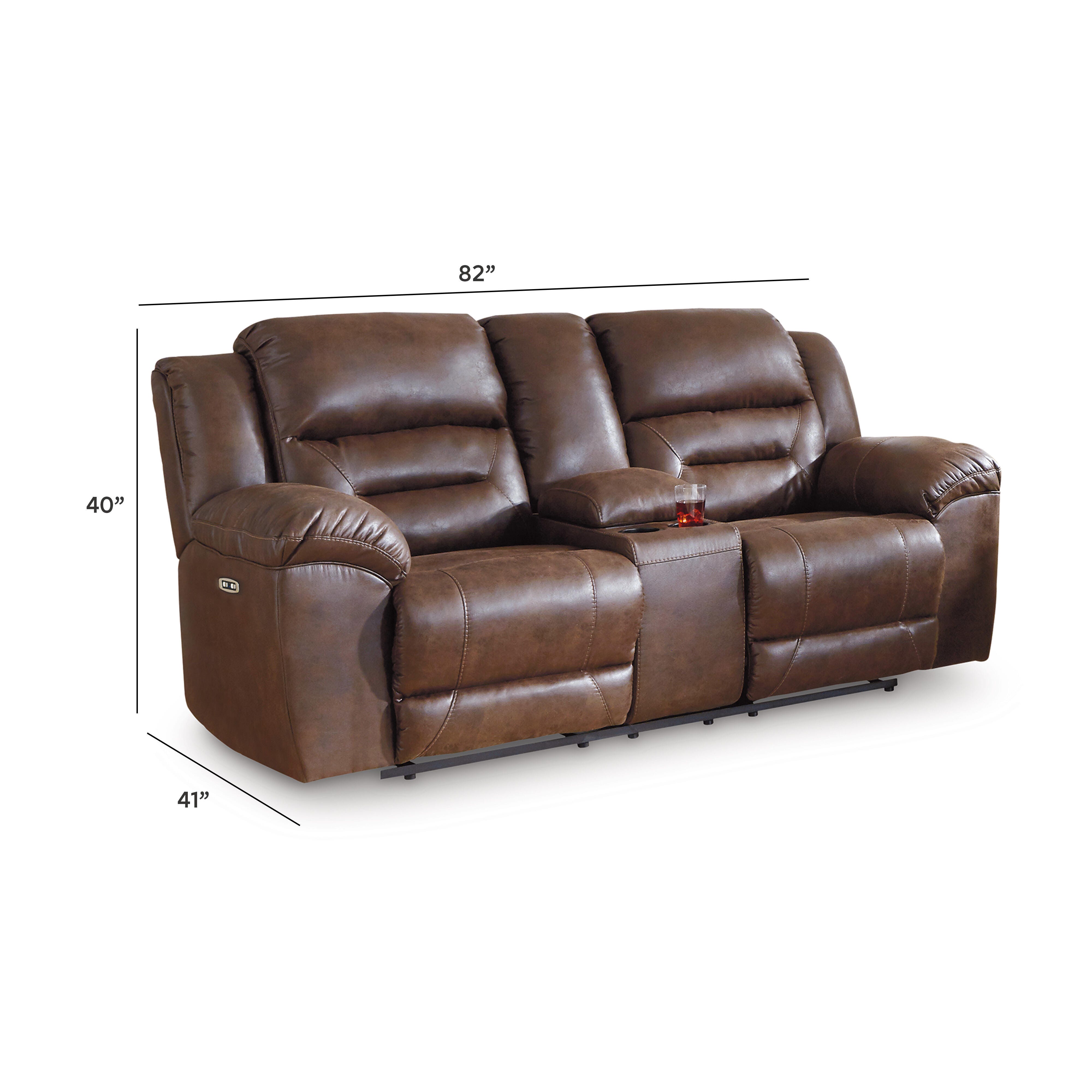 Stoneland Power Reclining Loveseat with Console - image 9