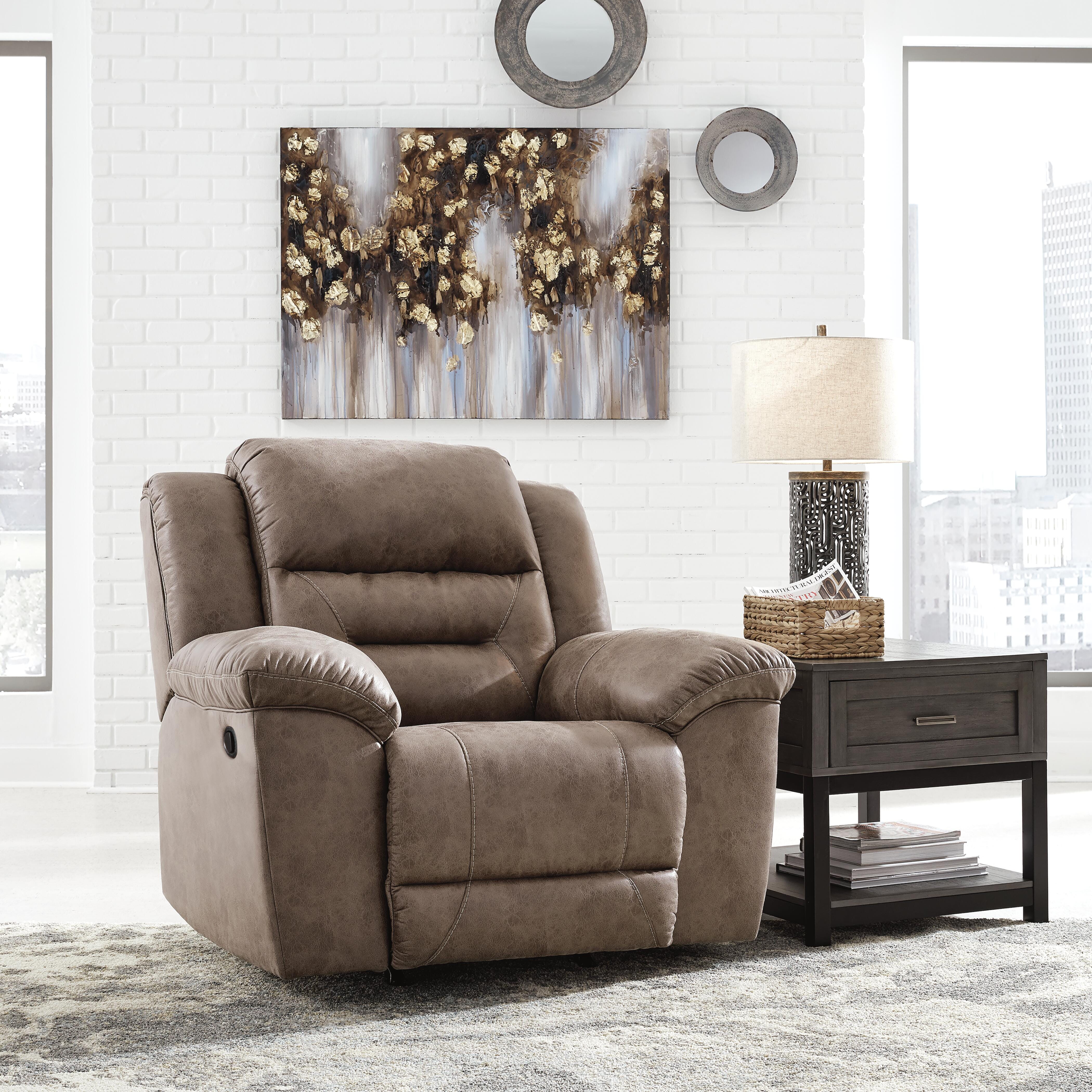 Stoneland Recliner, Fossil, rollover