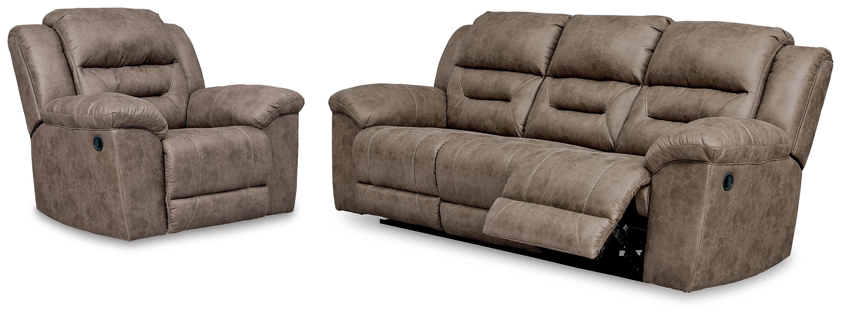 Sofá reclinable y sillón reclinable Stoneland - image 1