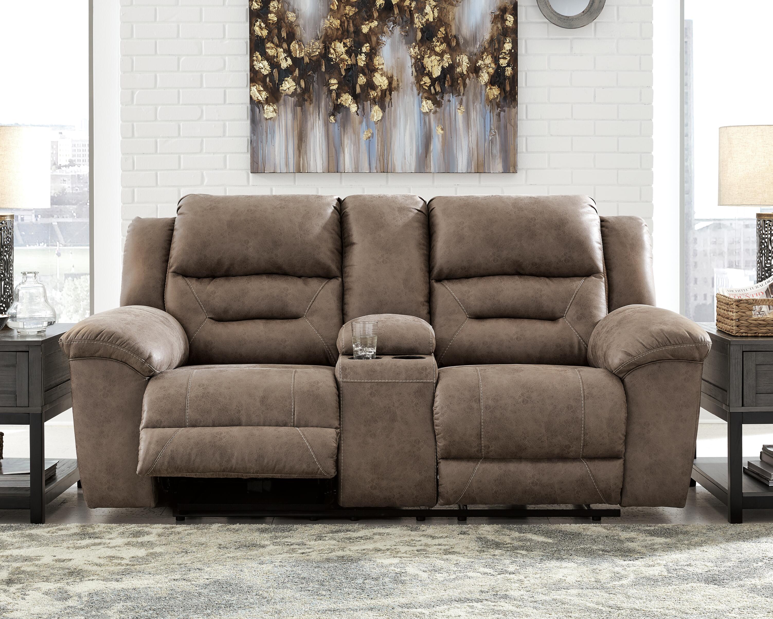 Stoneland Power Reclining Loveseat with Console - image 1