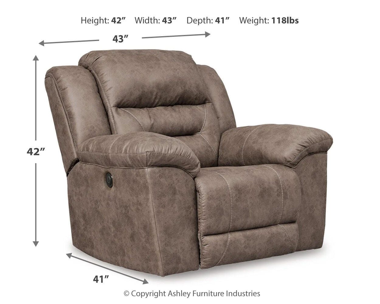 Stoneland Power Reclining Sofa, Loveseat and Recliner - image 14