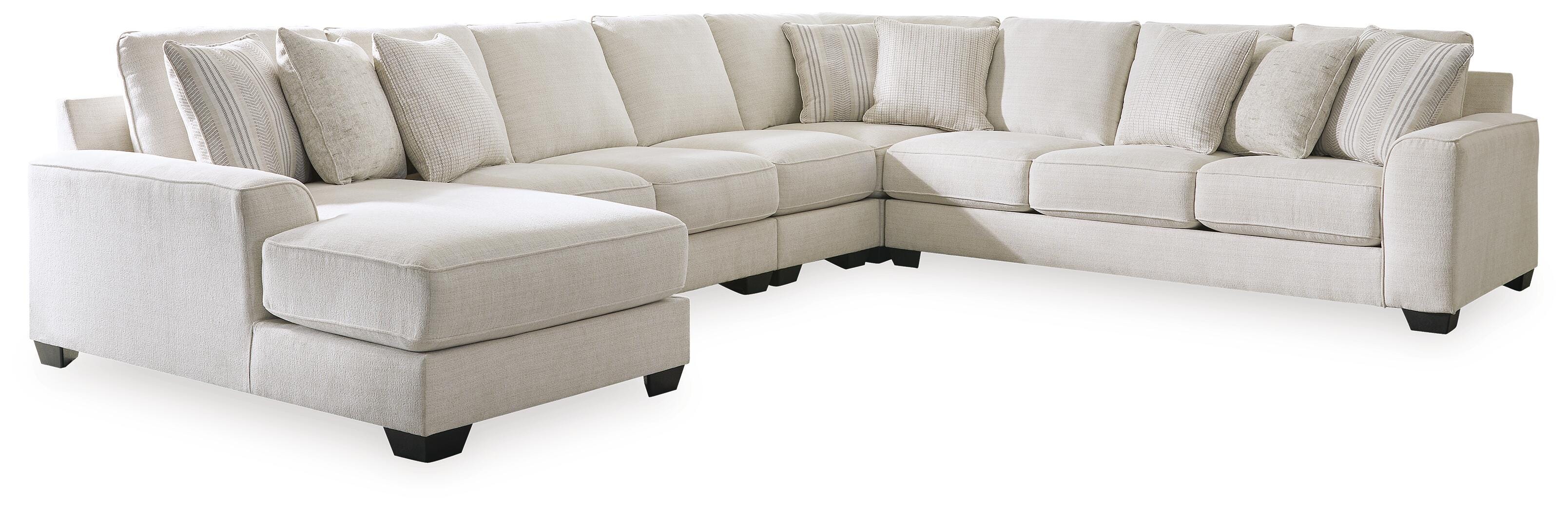 Lerenza 5-Piece Sectional with Chaise, Birch, large