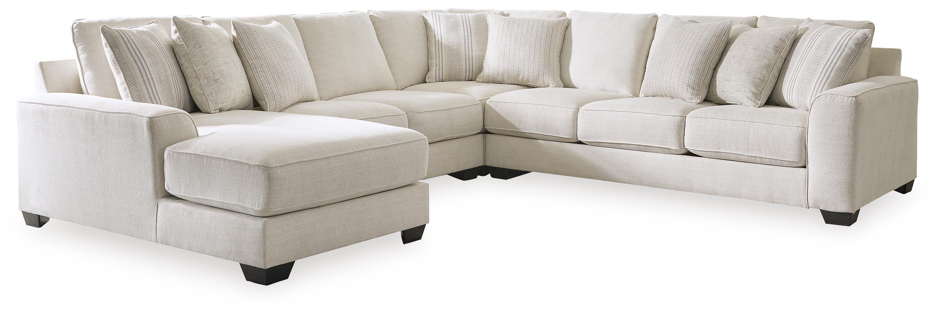 Lerenza 4-Piece Sectional with Chaise, Birch, large