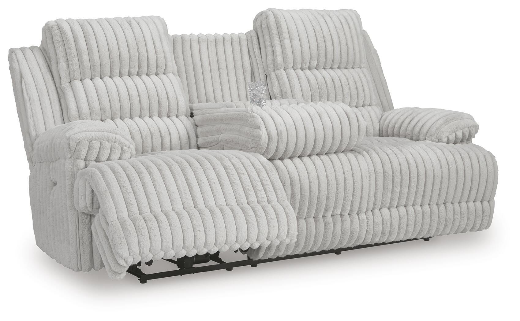 Technique Power Reclining Sofa with Drop Down Table - image 2