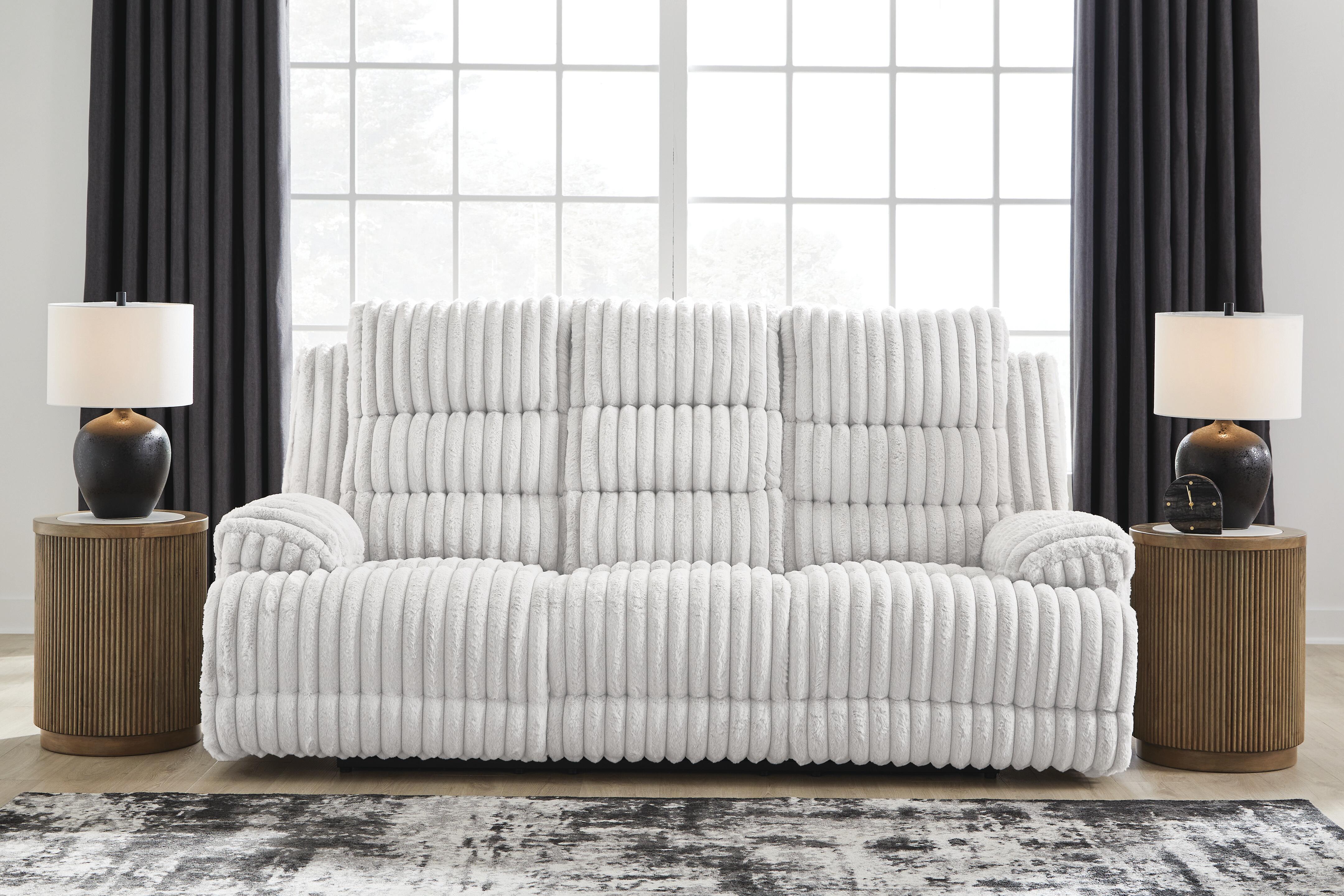 Technique Power Reclining Sofa with Drop Down Table - image 1