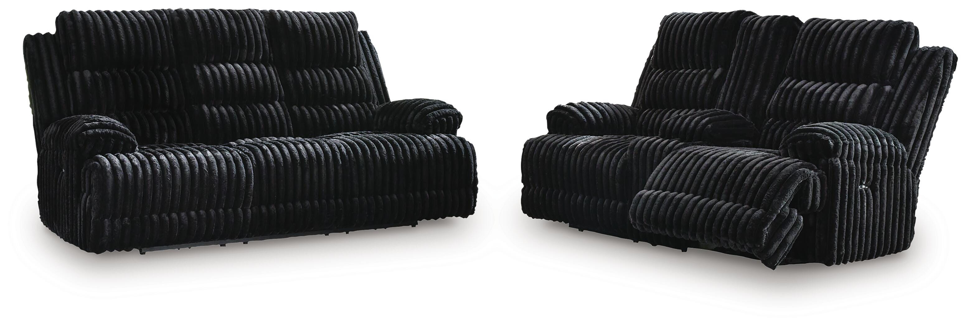 Technique Power Reclining Sofa and Loveseat Set