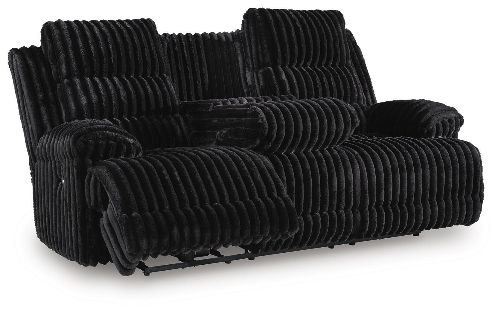Technique Power Reclining Sofa with Drop Down Table - image 2