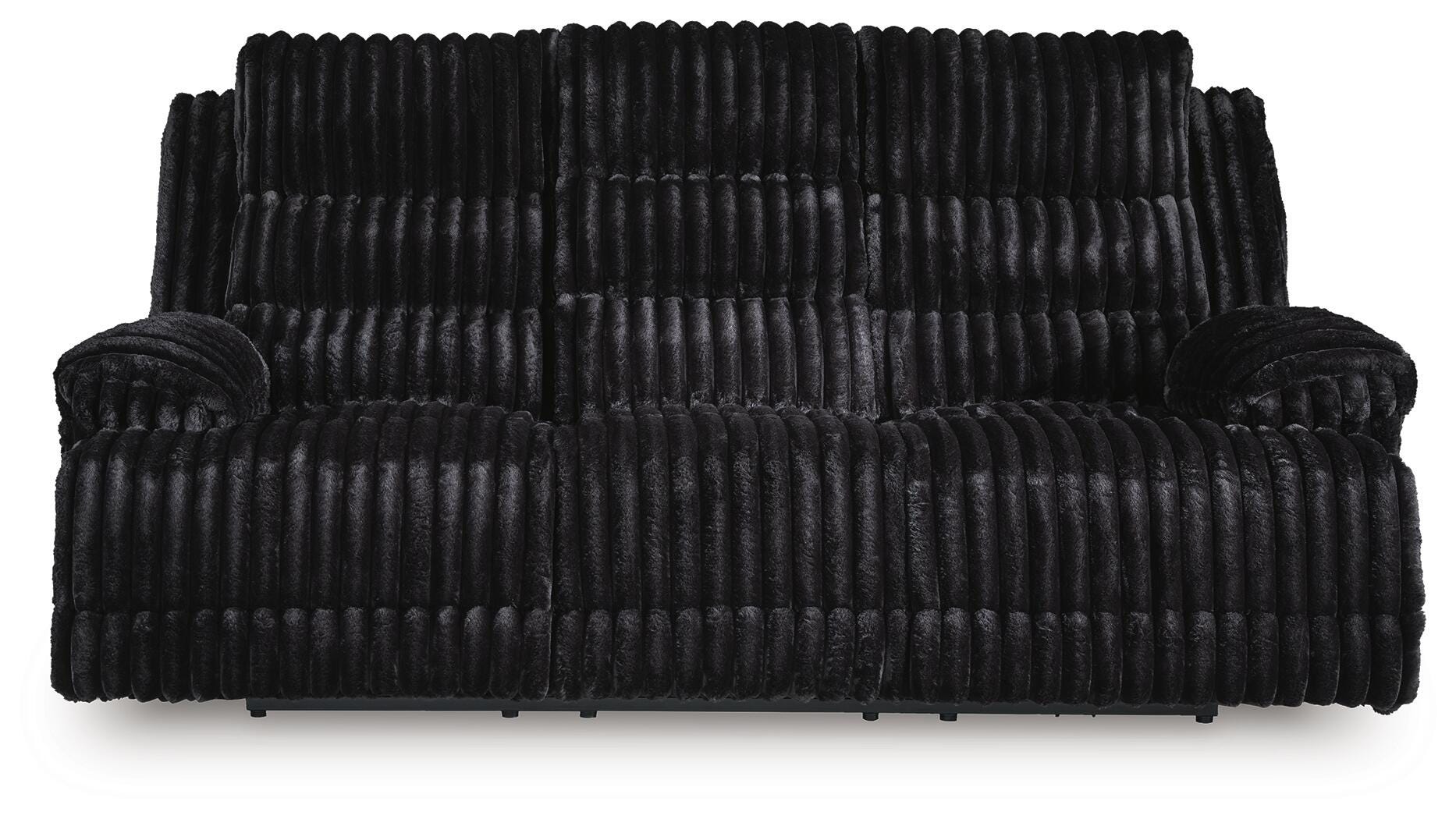 Technique Power Reclining Sofa with Drop Down Table, Onyx, large