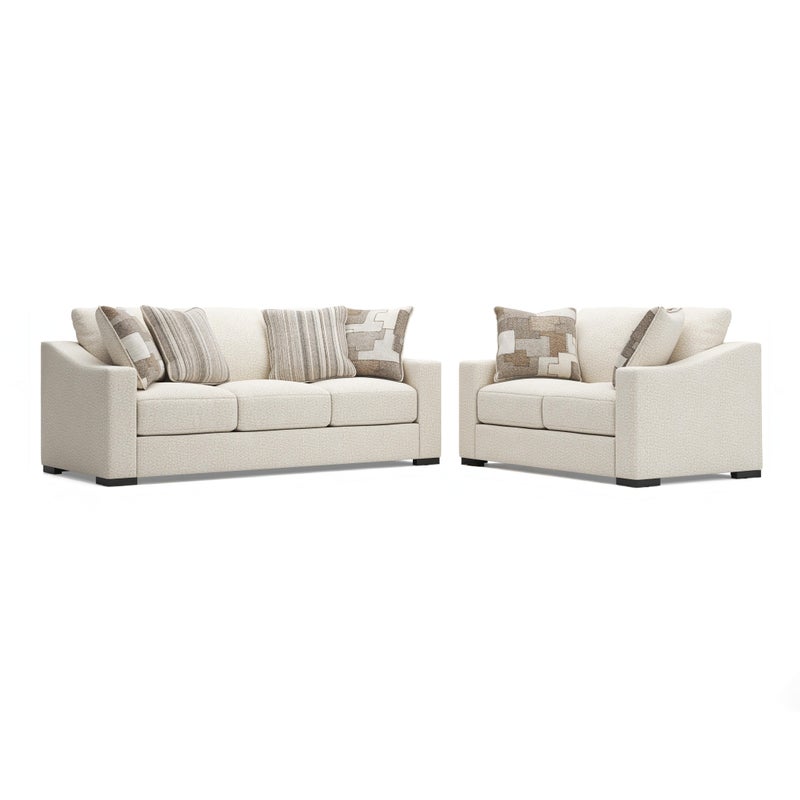 Tildan Sofa and Loveseat, Stucco