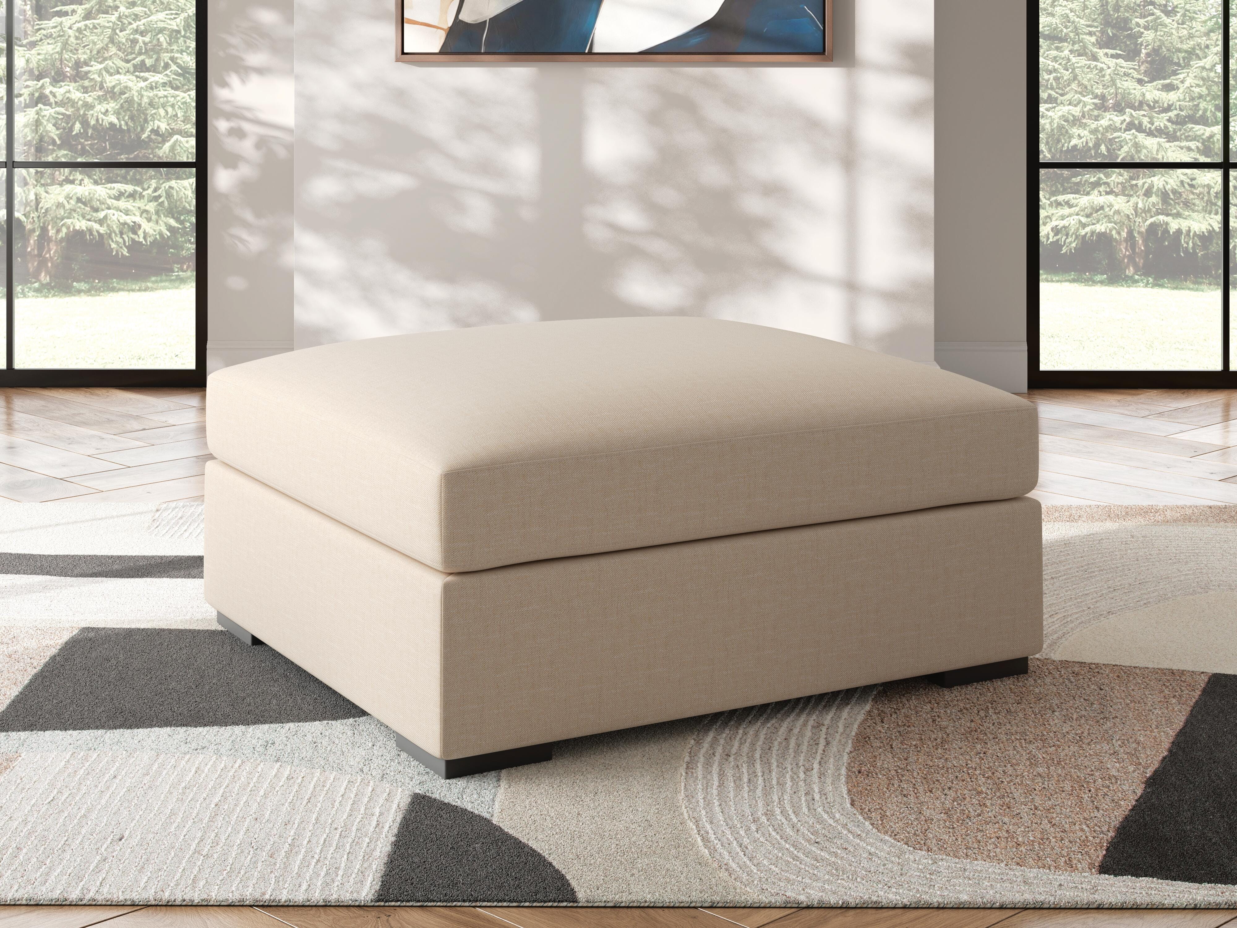 Regality Oversized Accent Ottoman - image 1