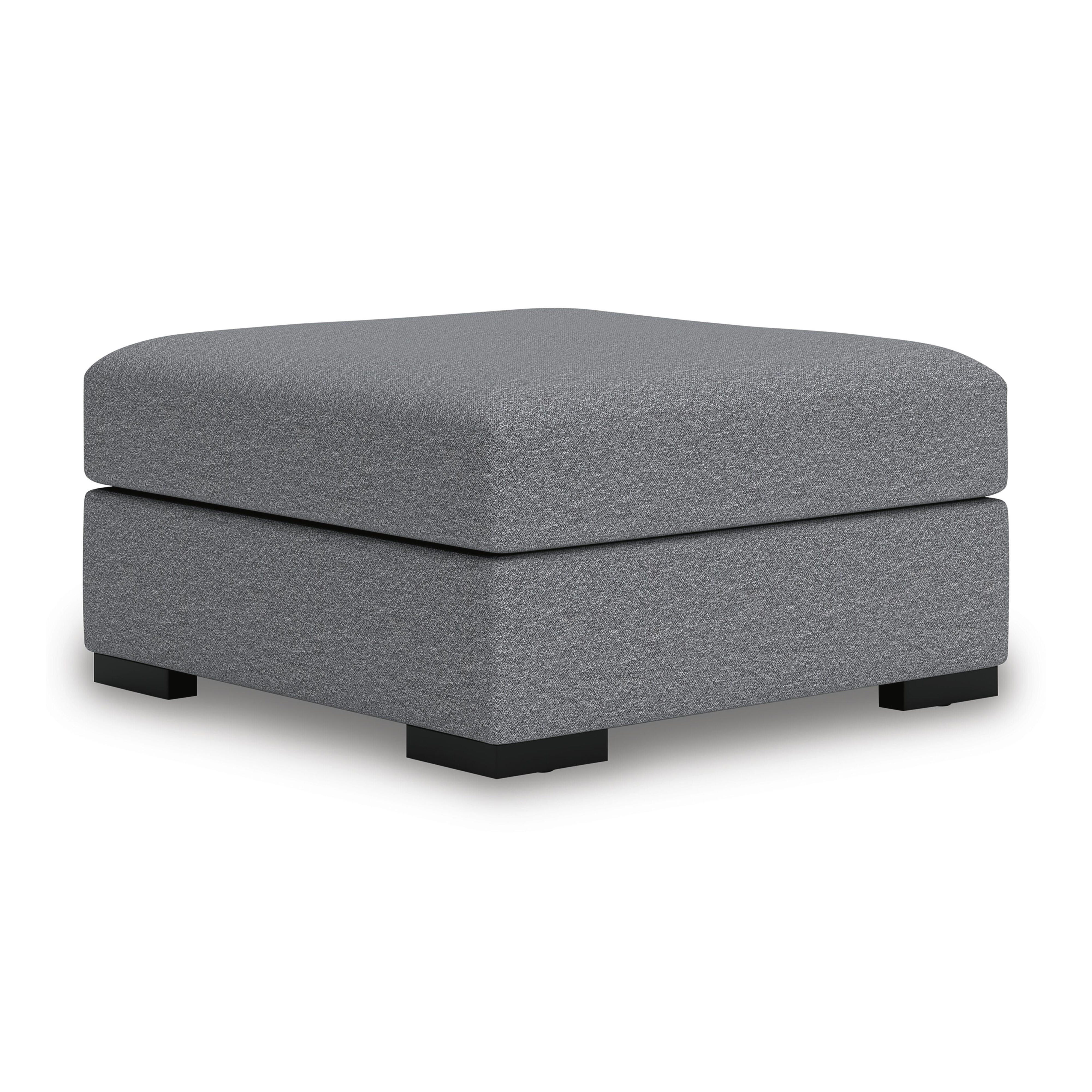Omaha by Ashley Oversized Accent Ottoman, Salt and Pepper, large