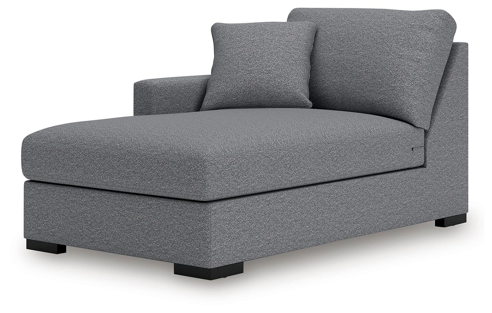 Omaha by Ashley 4-Piece Sectional with Chaise and Audio Console - image 7