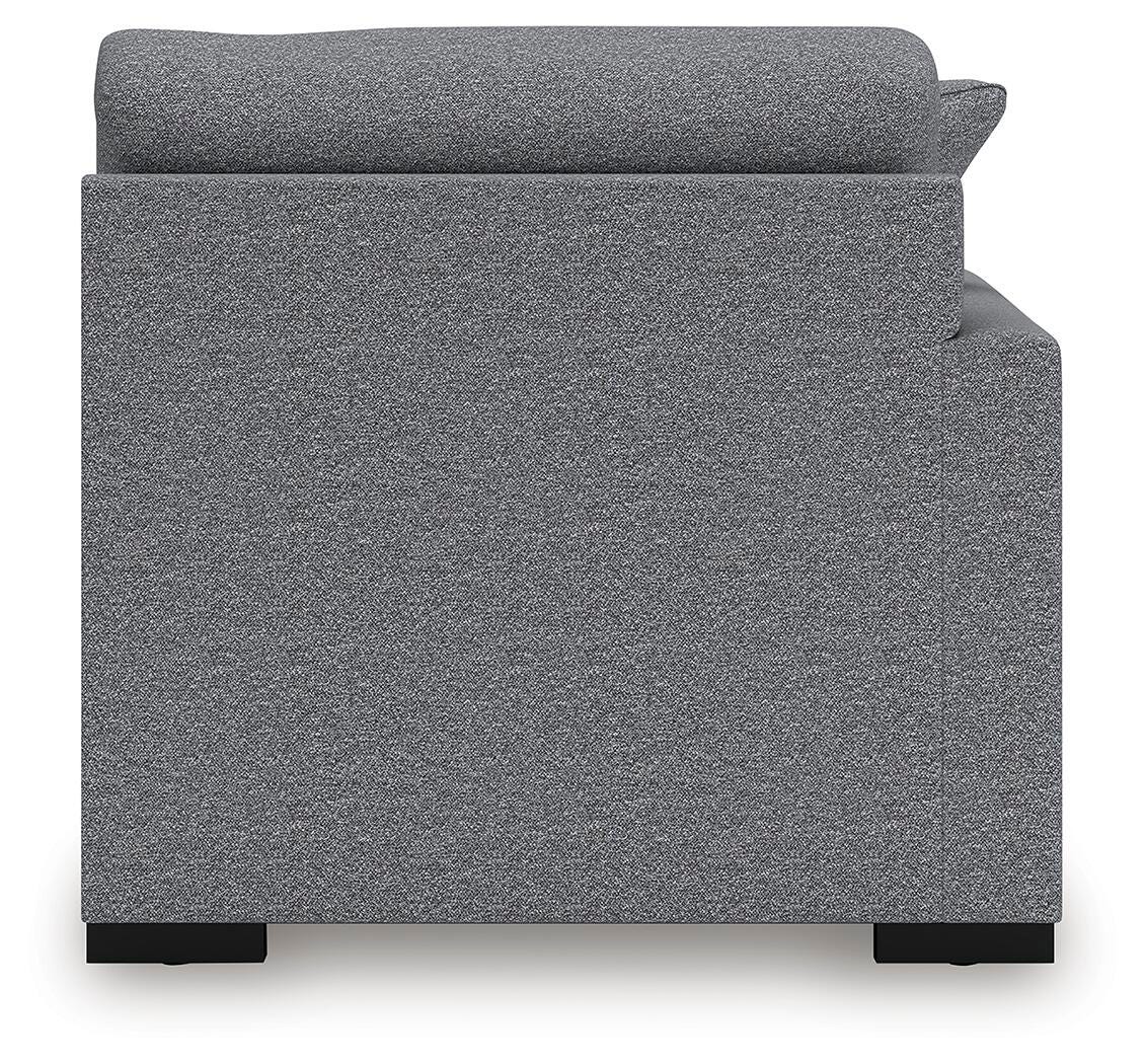 Omaha by Ashley 4-Piece Sectional with Chaise and Audio Console - image 5