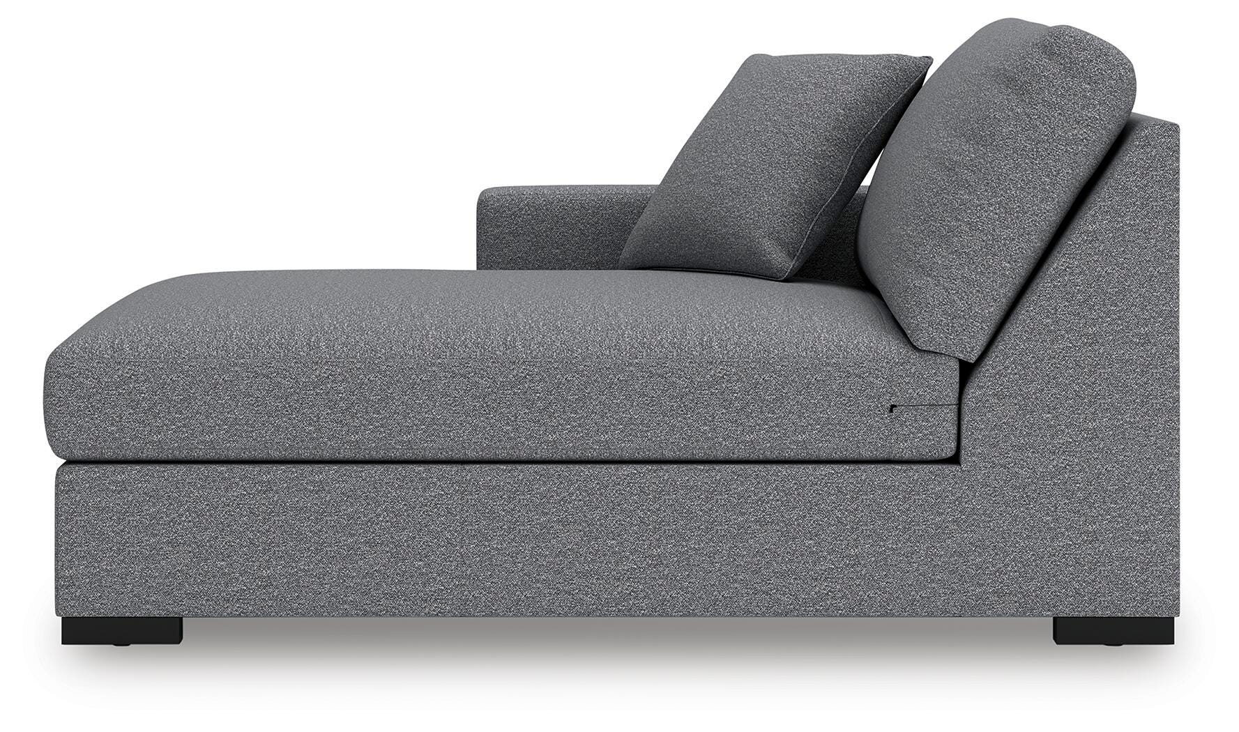 Omaha by Ashley 4-Piece Sectional with Chaise and Audio Console - image 6