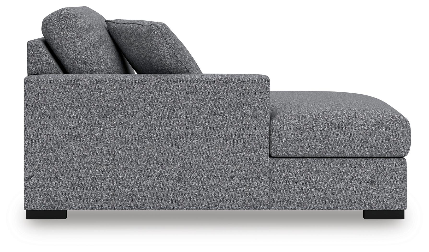 Omaha by Ashley 4-Piece Sectional with Chaise and Audio Console - image 4