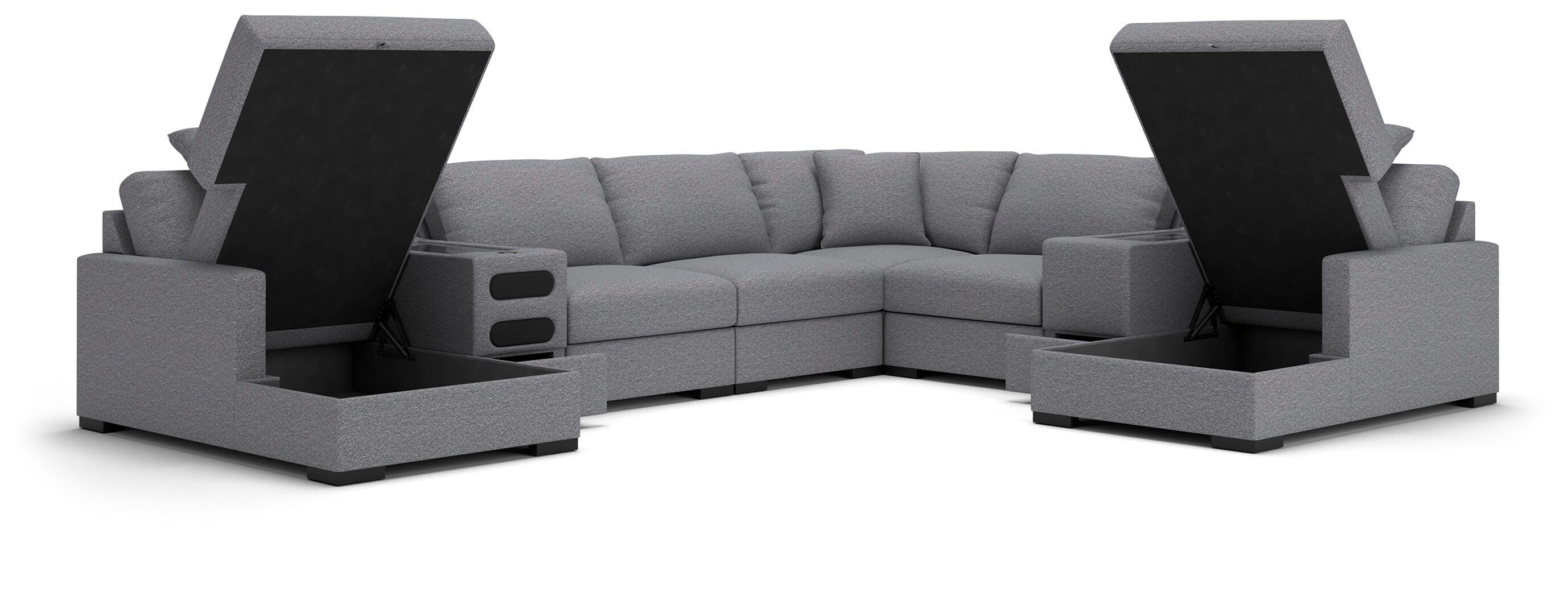 Omaha by Ashley 5-Piece Modular Next-Gen Nuvella™ Performance