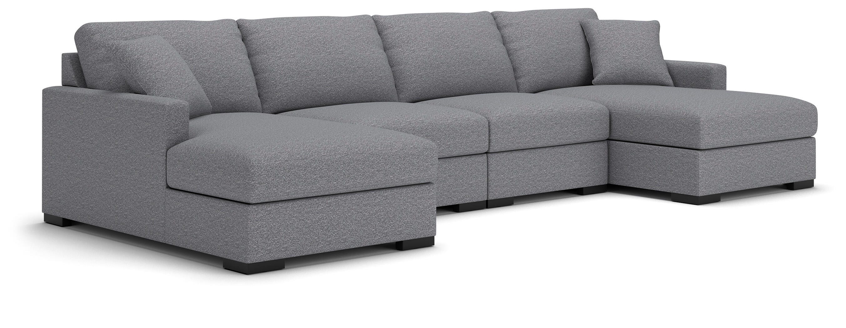 Omaha by Ashley 4-Piece Double Storage Chaise Sectional - image 1
