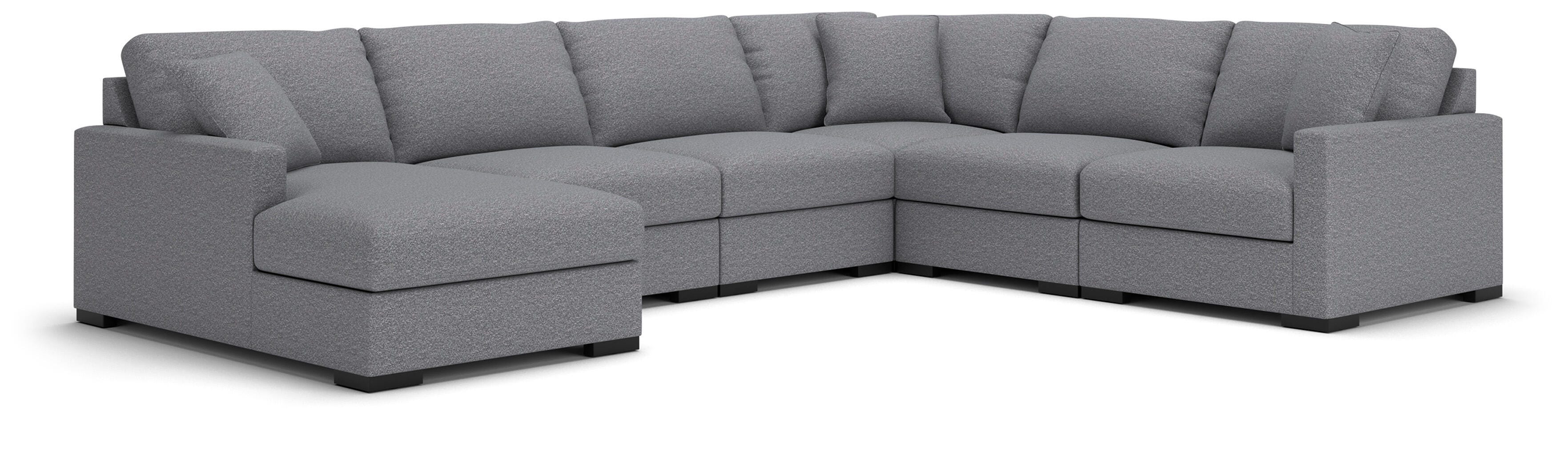 Omaha by Ashley 6-Piece Sectional with Storage Chaise - image 1