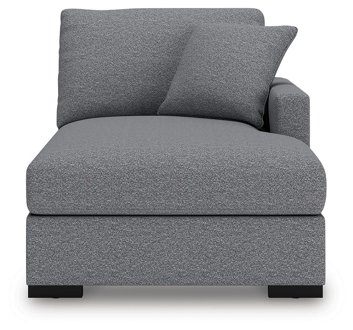 Omaha by Ashley 4-Piece Sectional with Chaise and Audio Console - image 2