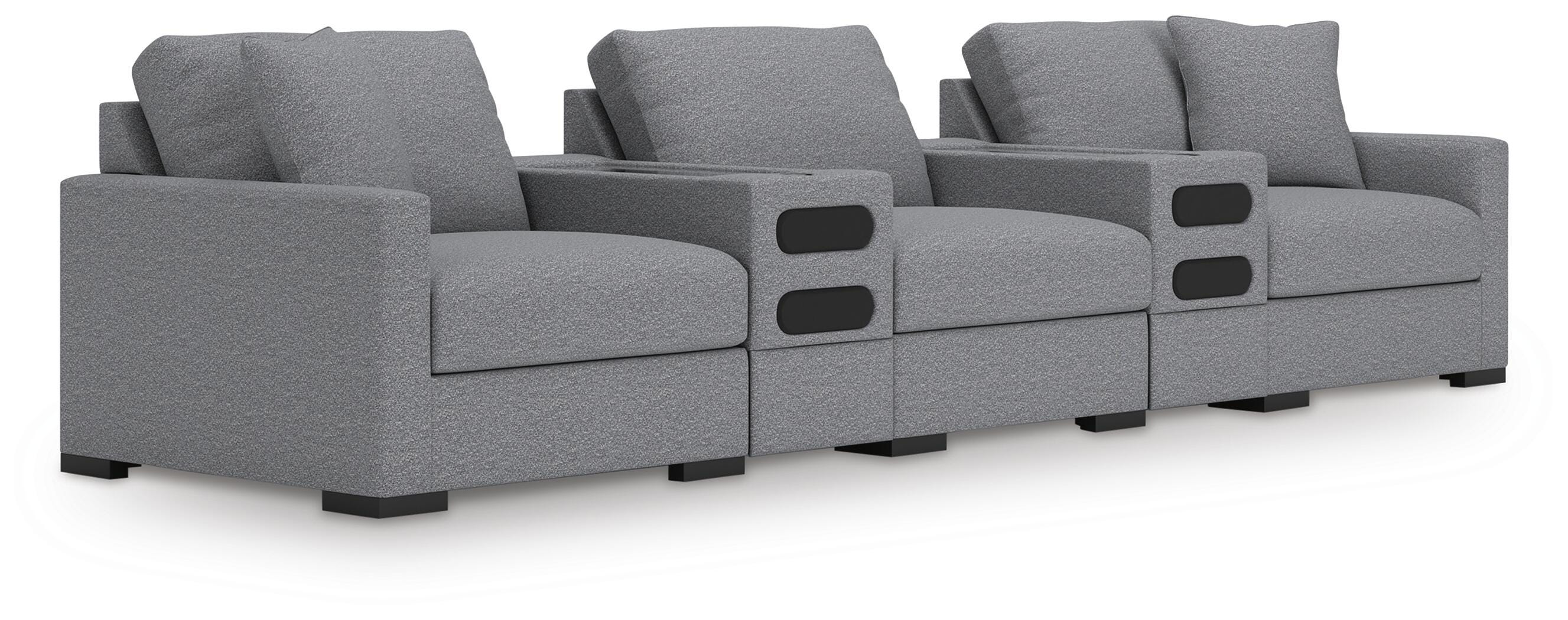 Omaha by Ashley 5-Piece Sectional with Audio Consoles - image 1
