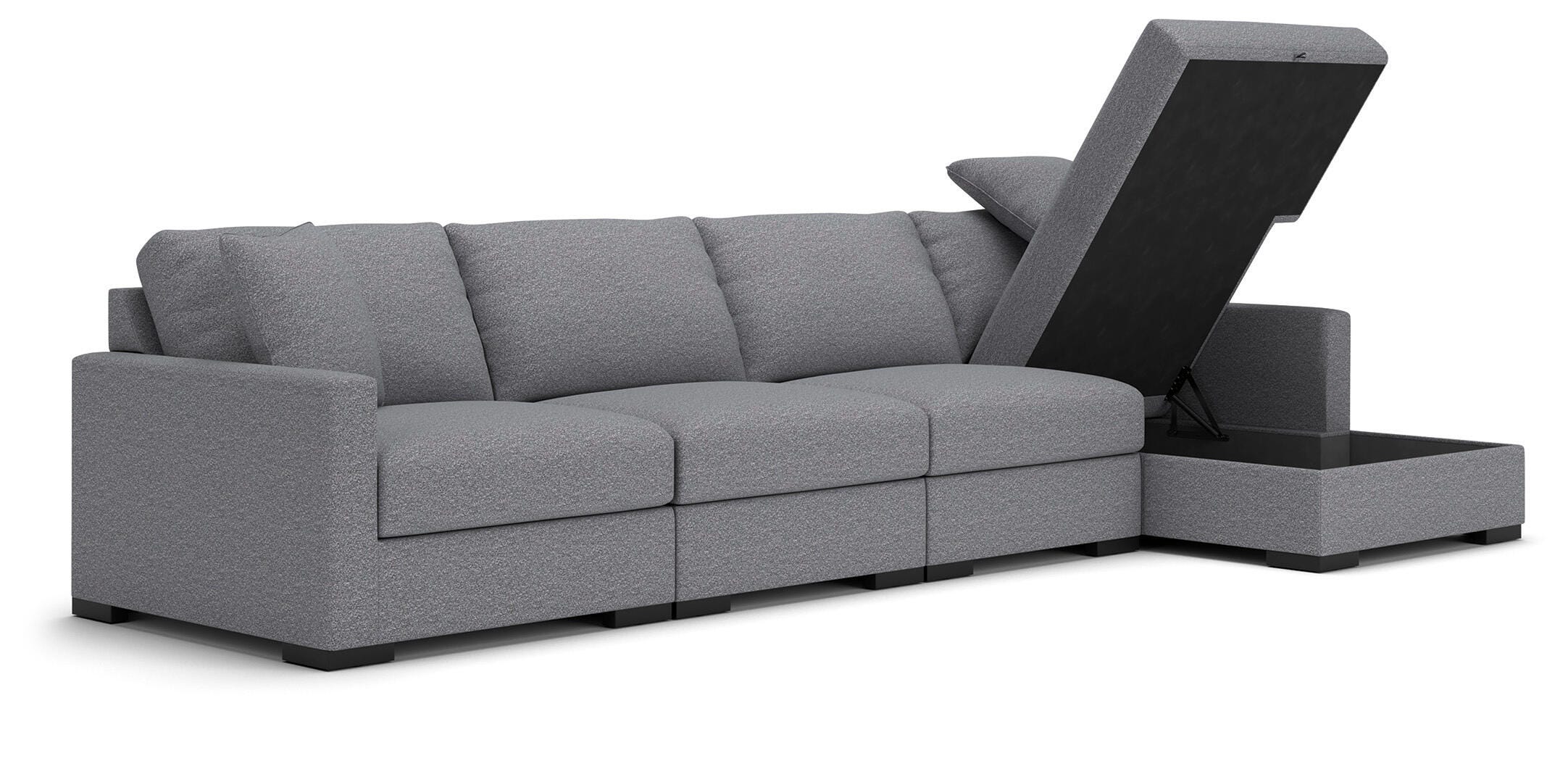 Seccional de 4 piezas Omaha by Ashley con chaise longue con espacio de almacenamiento - image 2